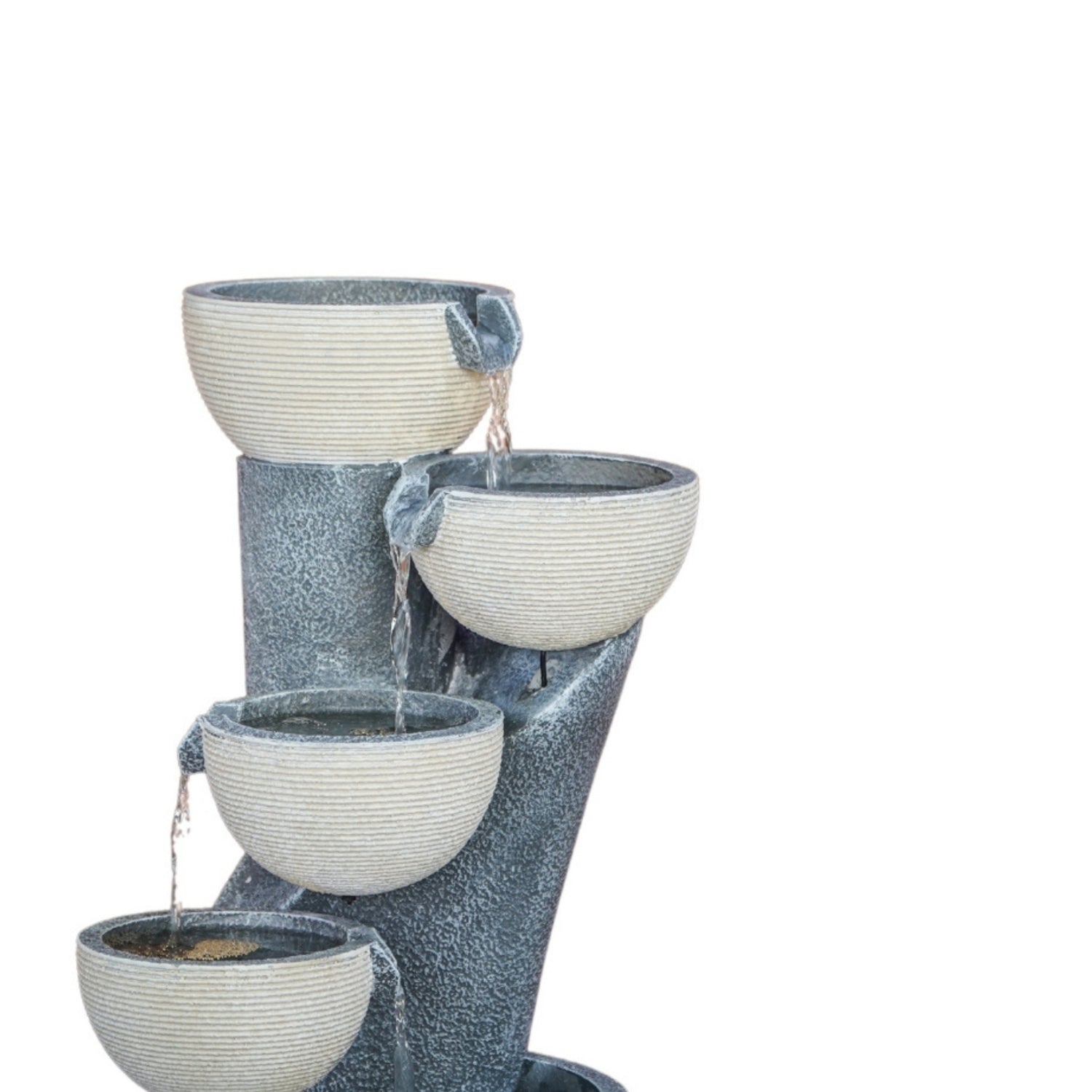 Outdoor Cascading Bowl Waterfeature