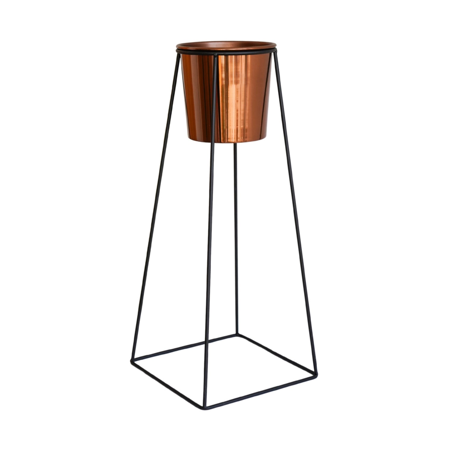 Copper Planter and Minimo Stand