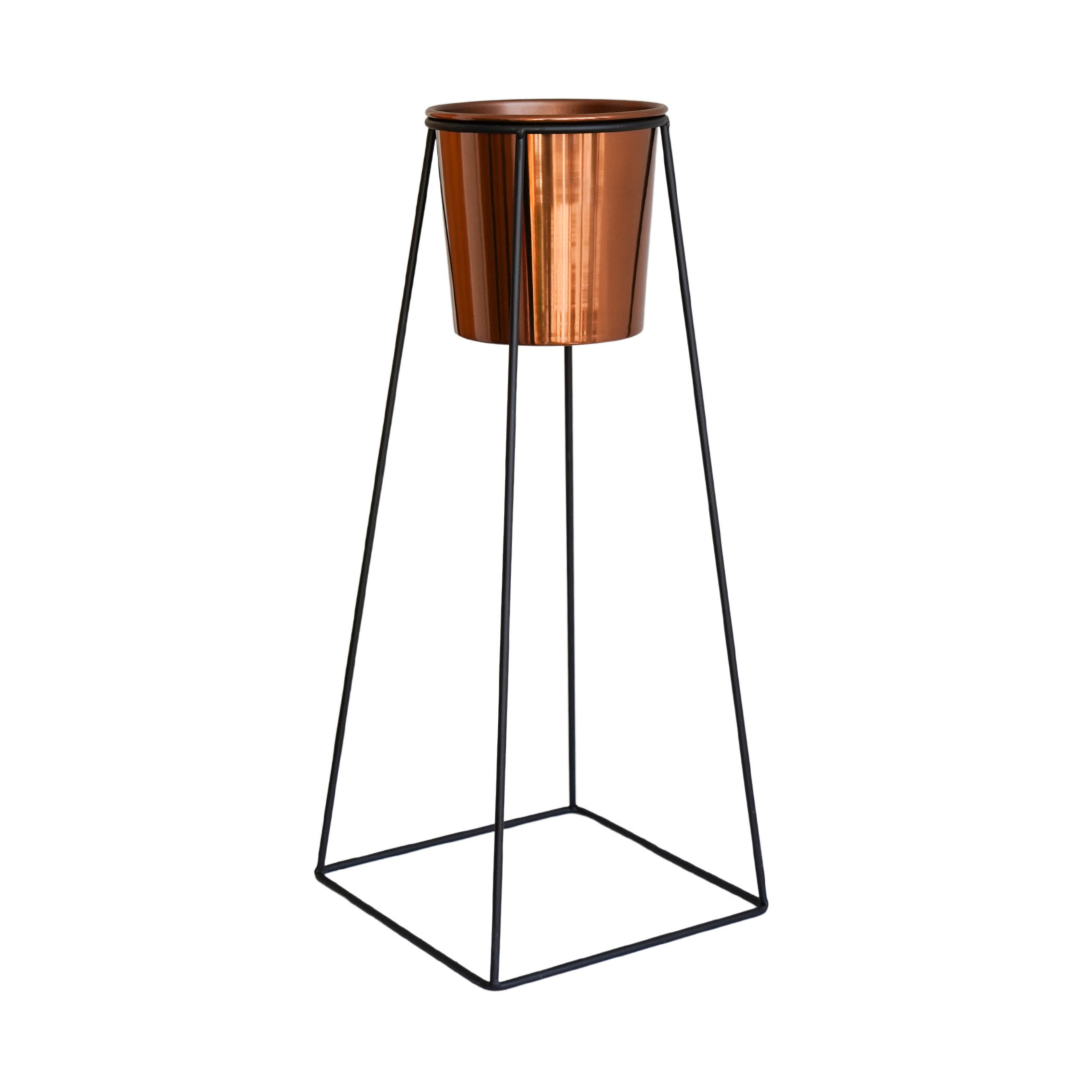 Copper Planter and Minimo Stand