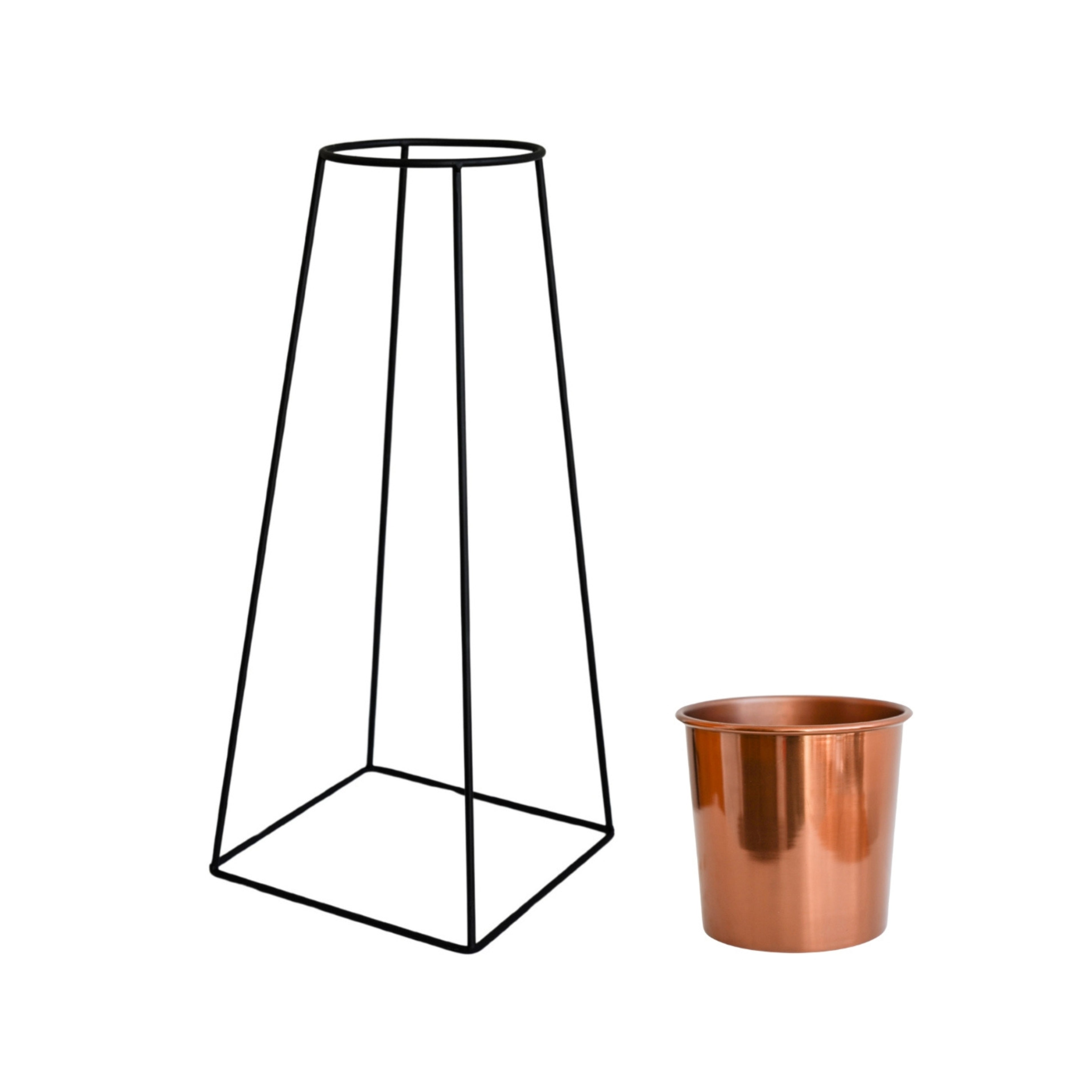 Copper Planter and Minimo Stand