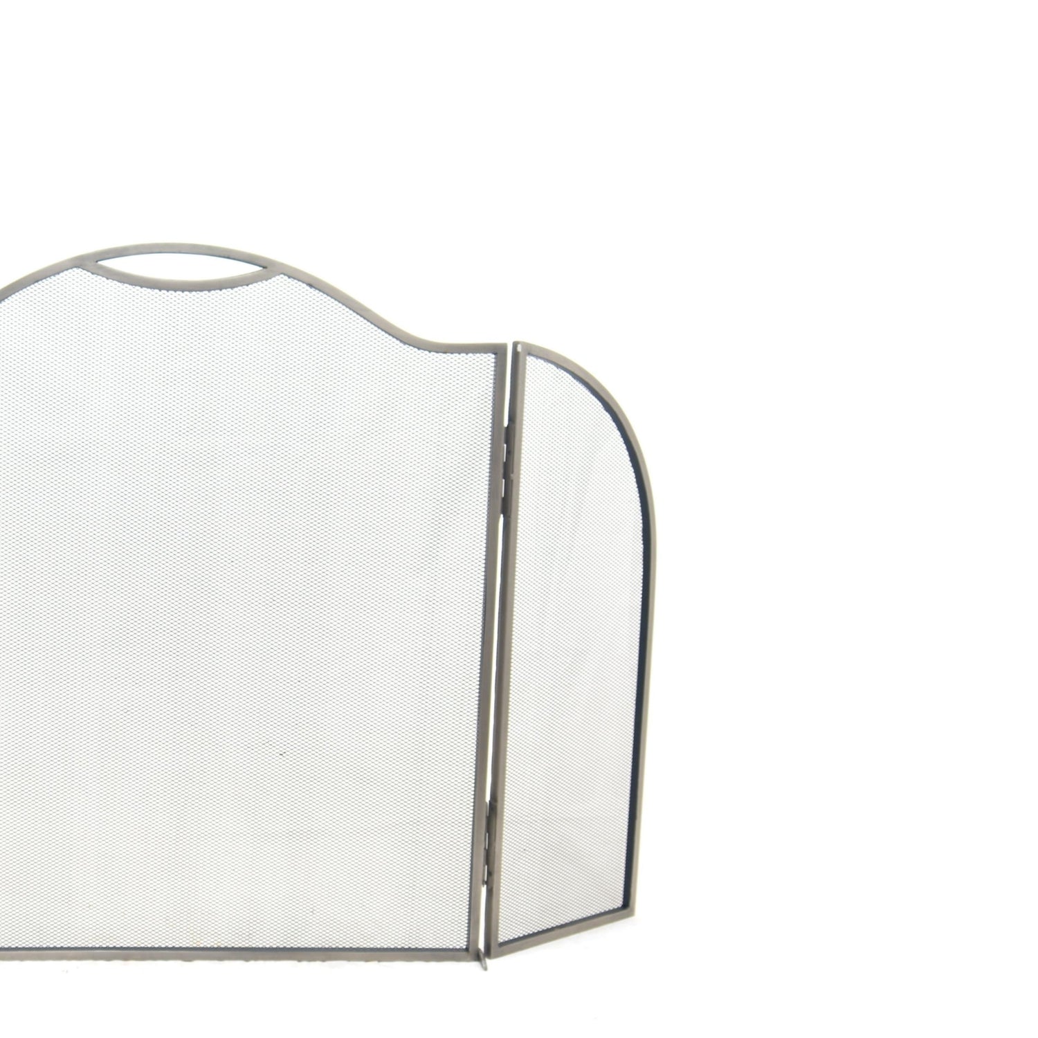 Pewter Curved Surround Fire Screen
