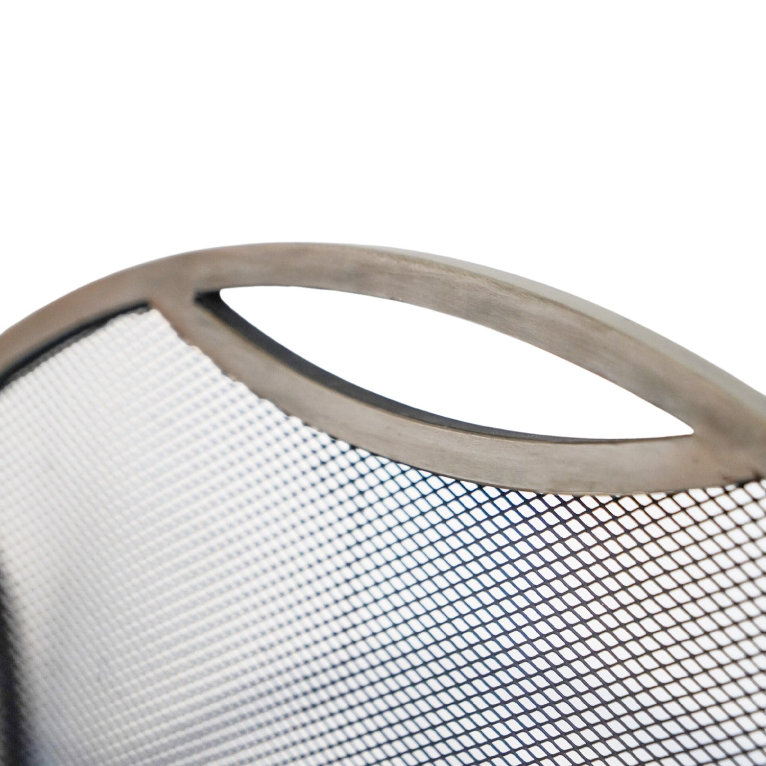 Pewter Curved Surround Fire Screen