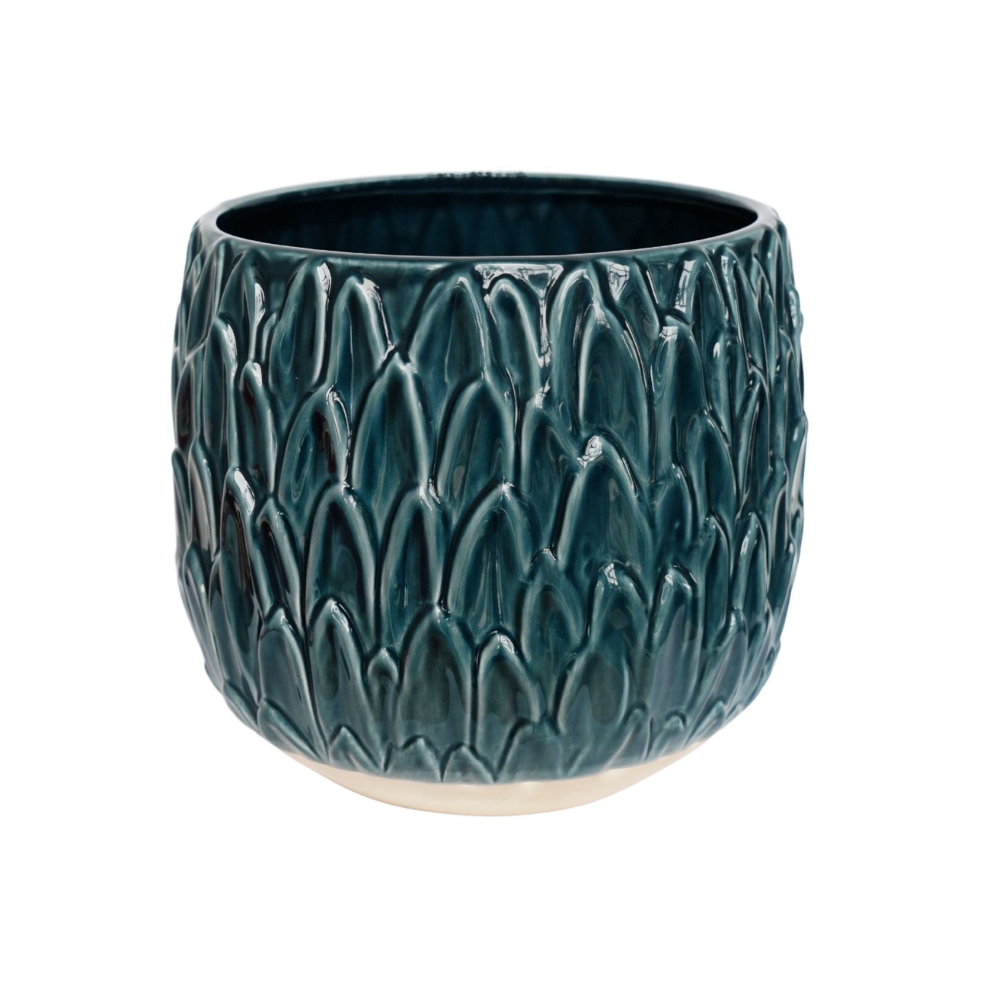 Arles Leaf Embossed Planter