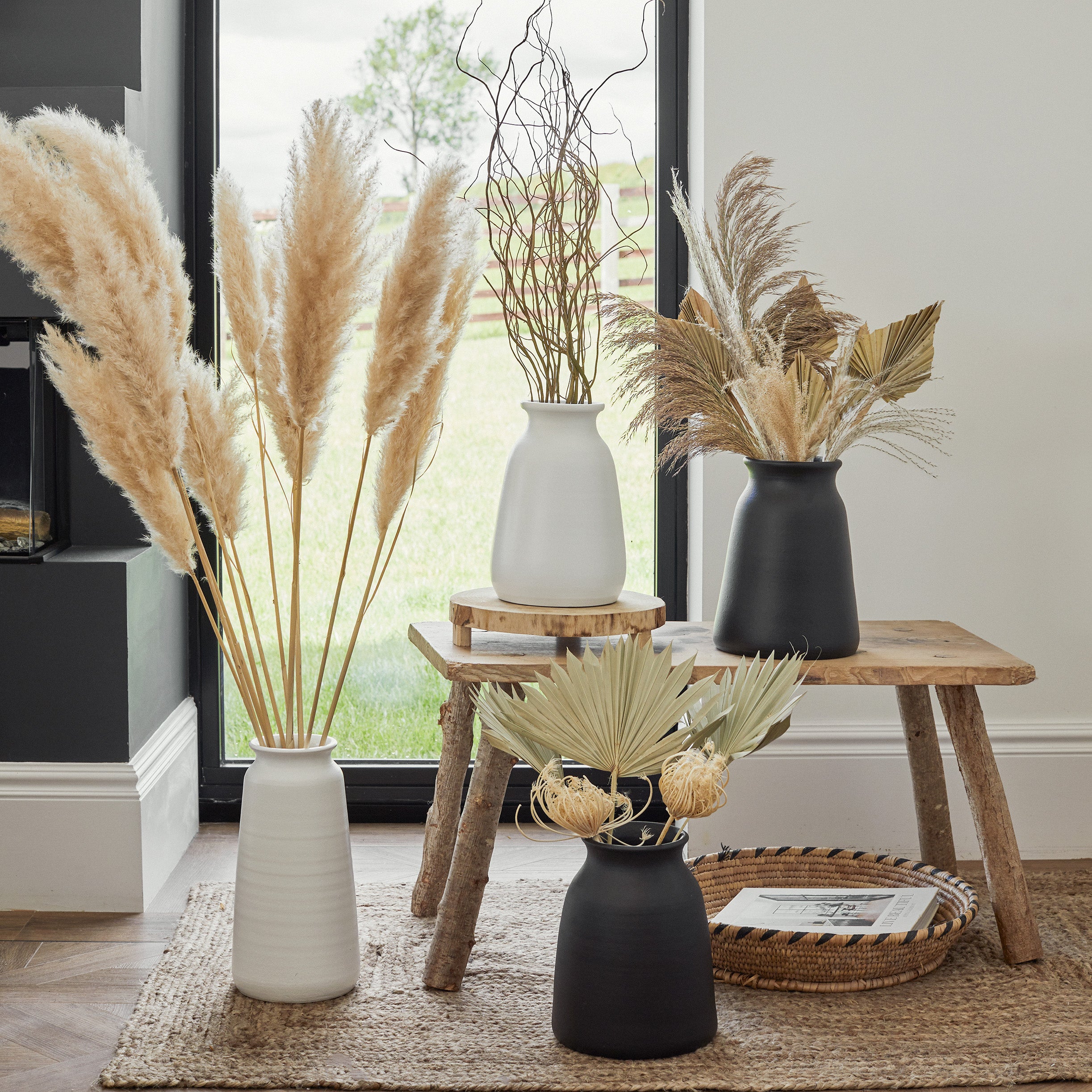 Akemi Vase Tall Pure White