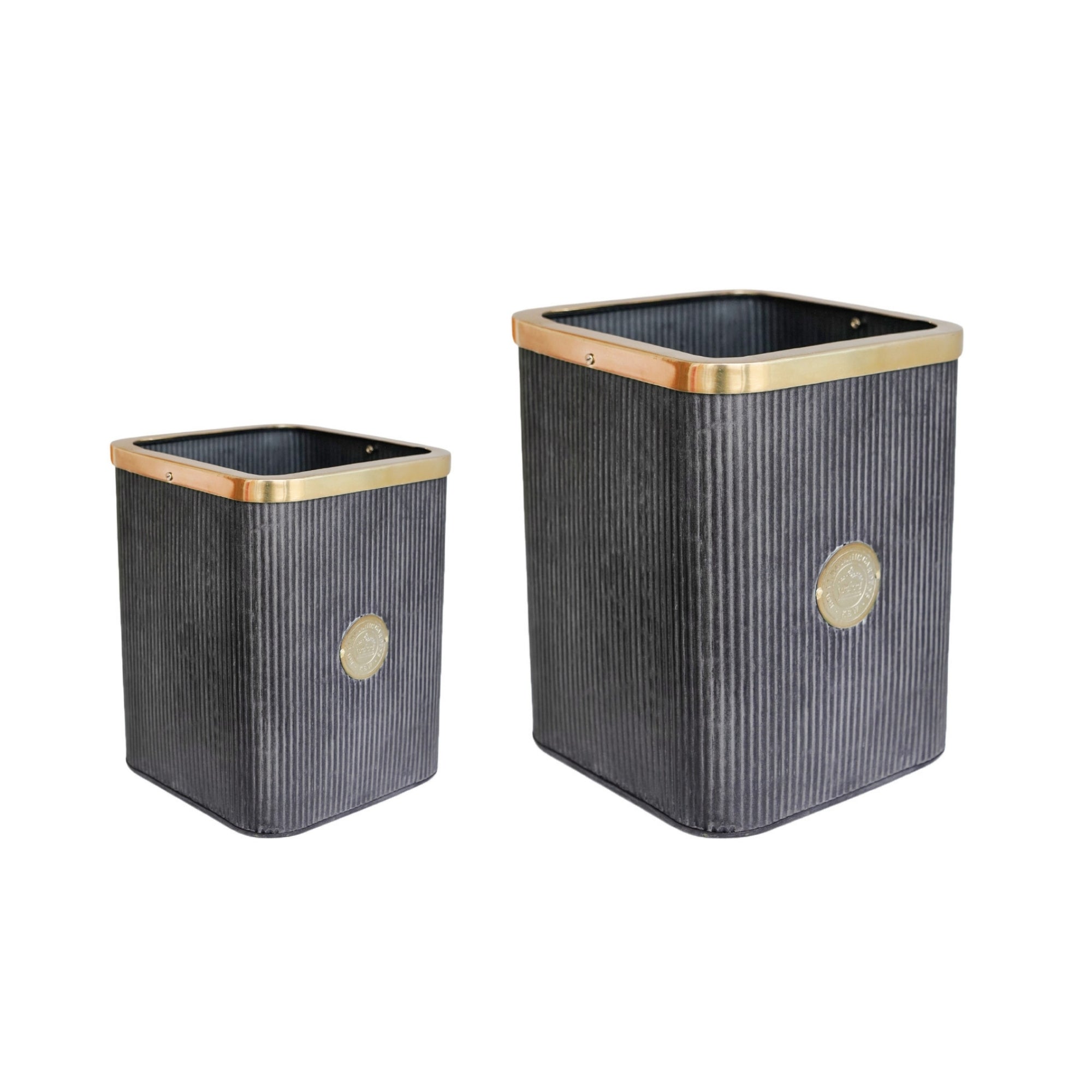 Kew Outdoor Antique Lead Richmond Planter Set of 2