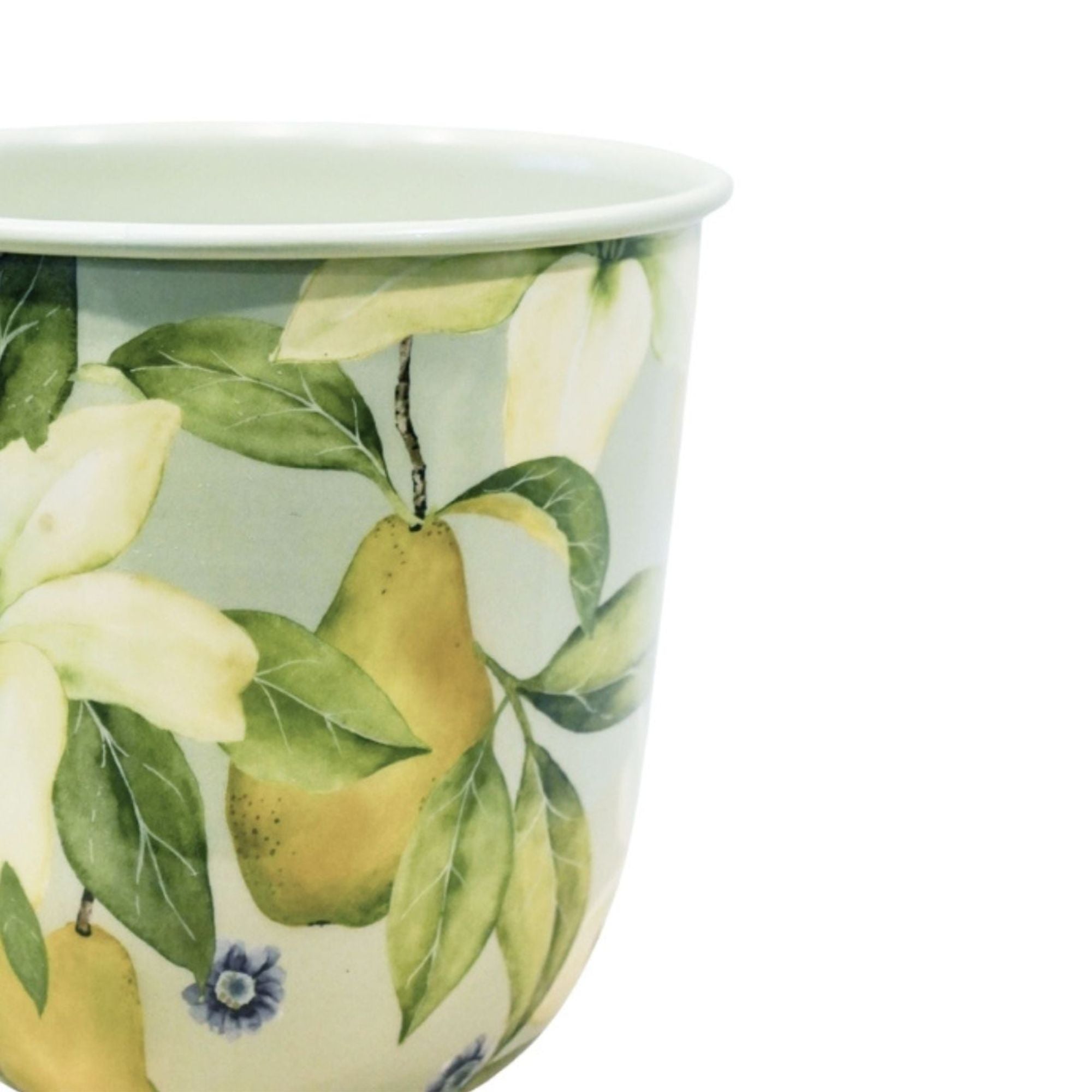 Maisie Pear & Lily Metal Planter Set of 2