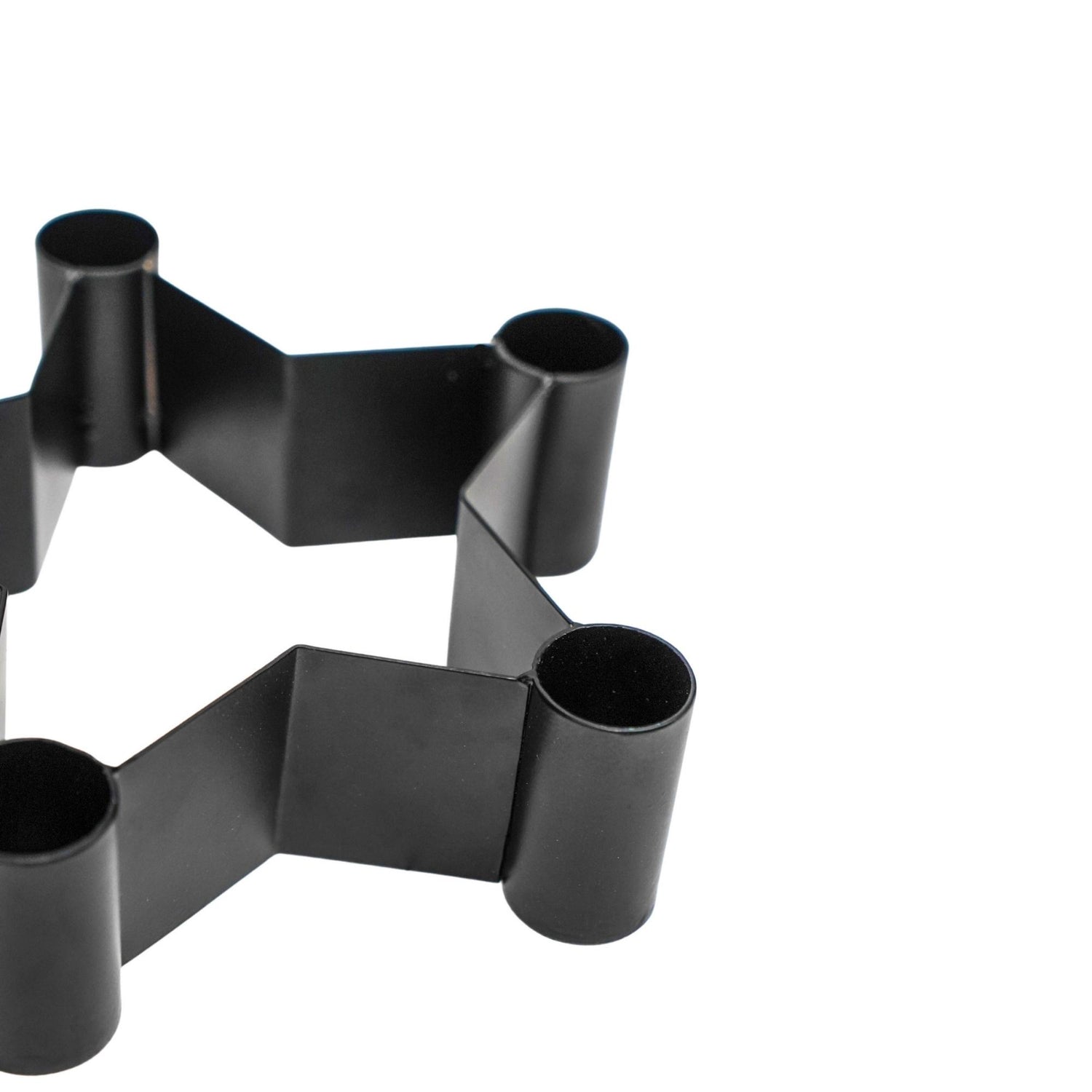 Bougeoir de table Star Centerpiece en noir