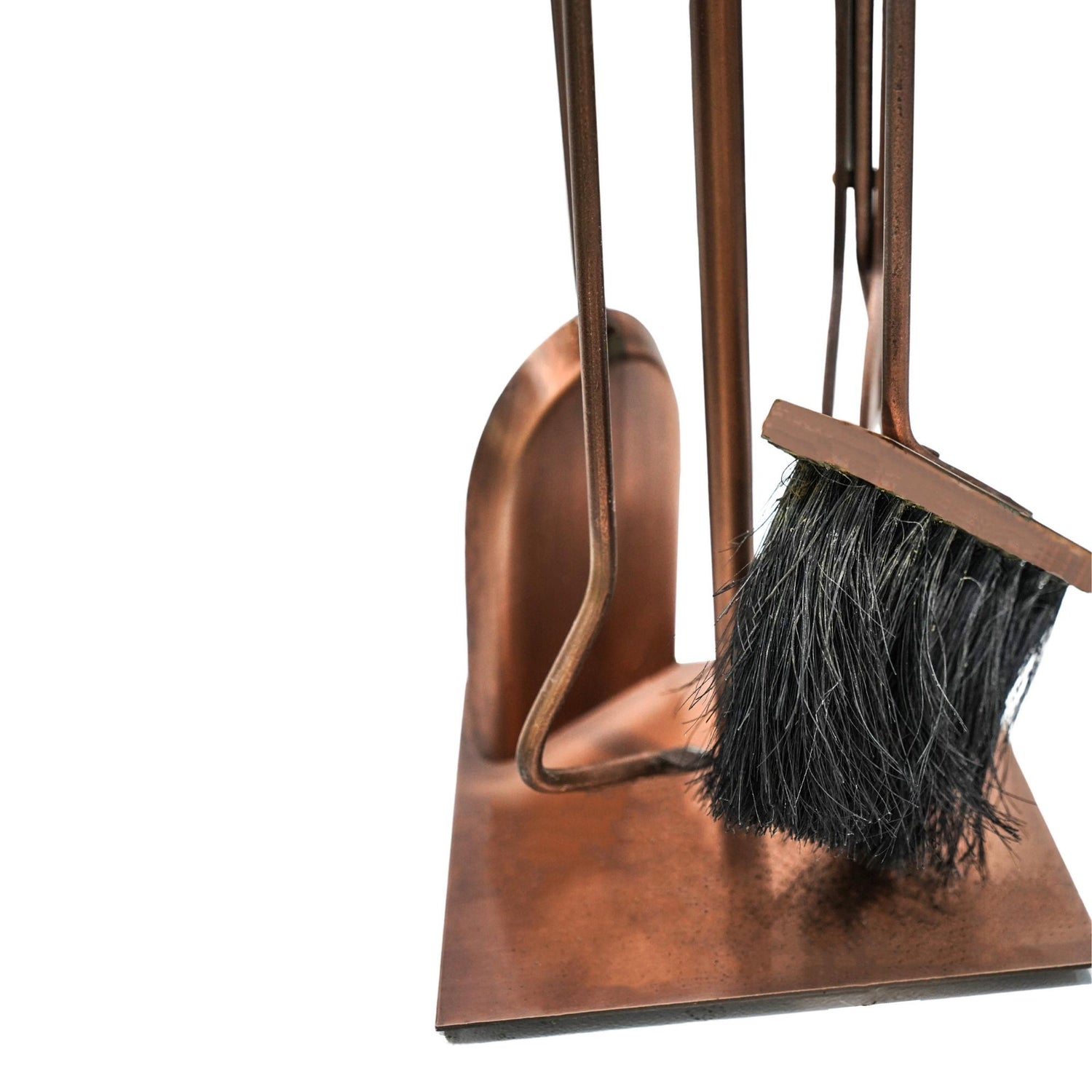 Antique Copper Fireside Companion Set