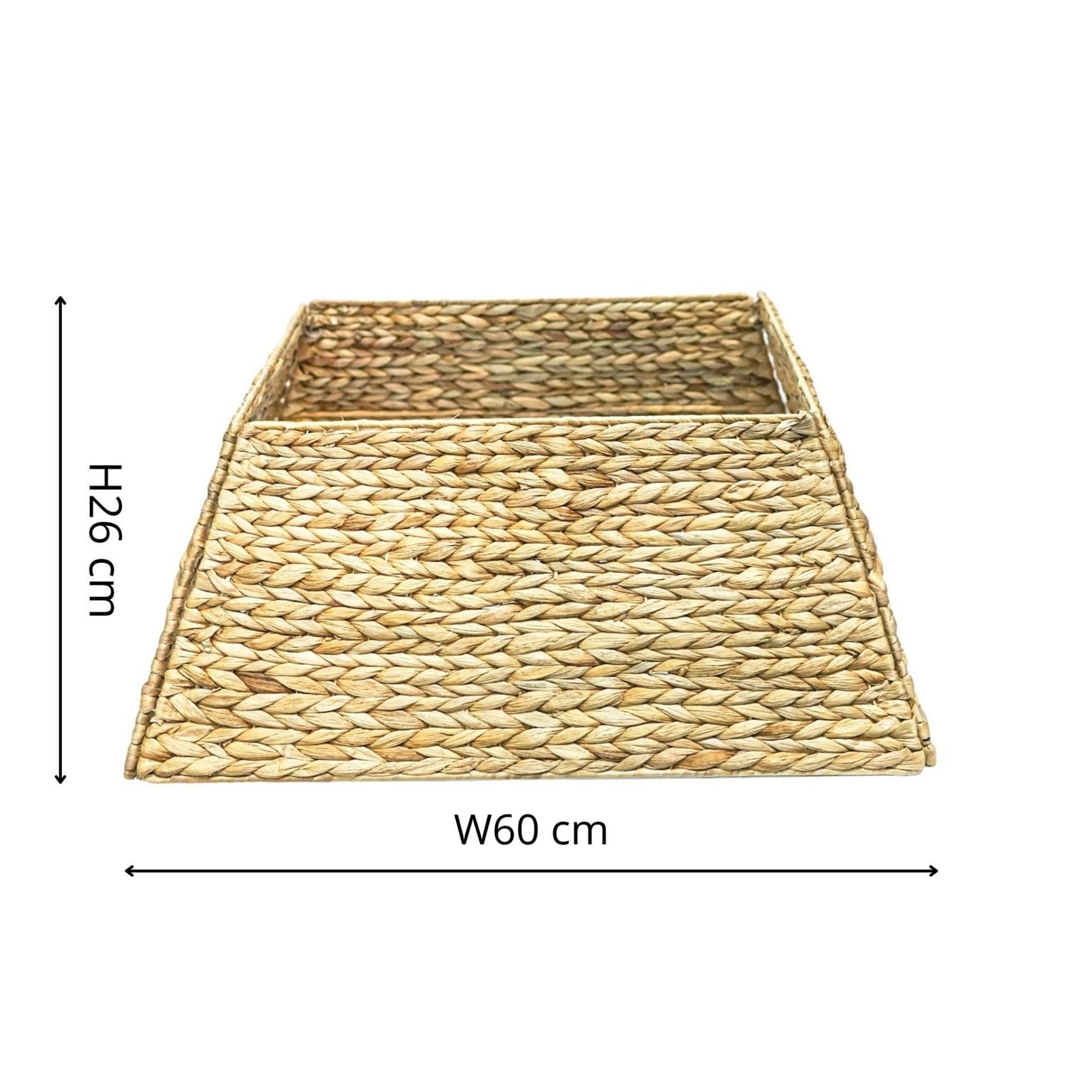 Water Hyacinth Foldable Square Tree Skirt Sustainable