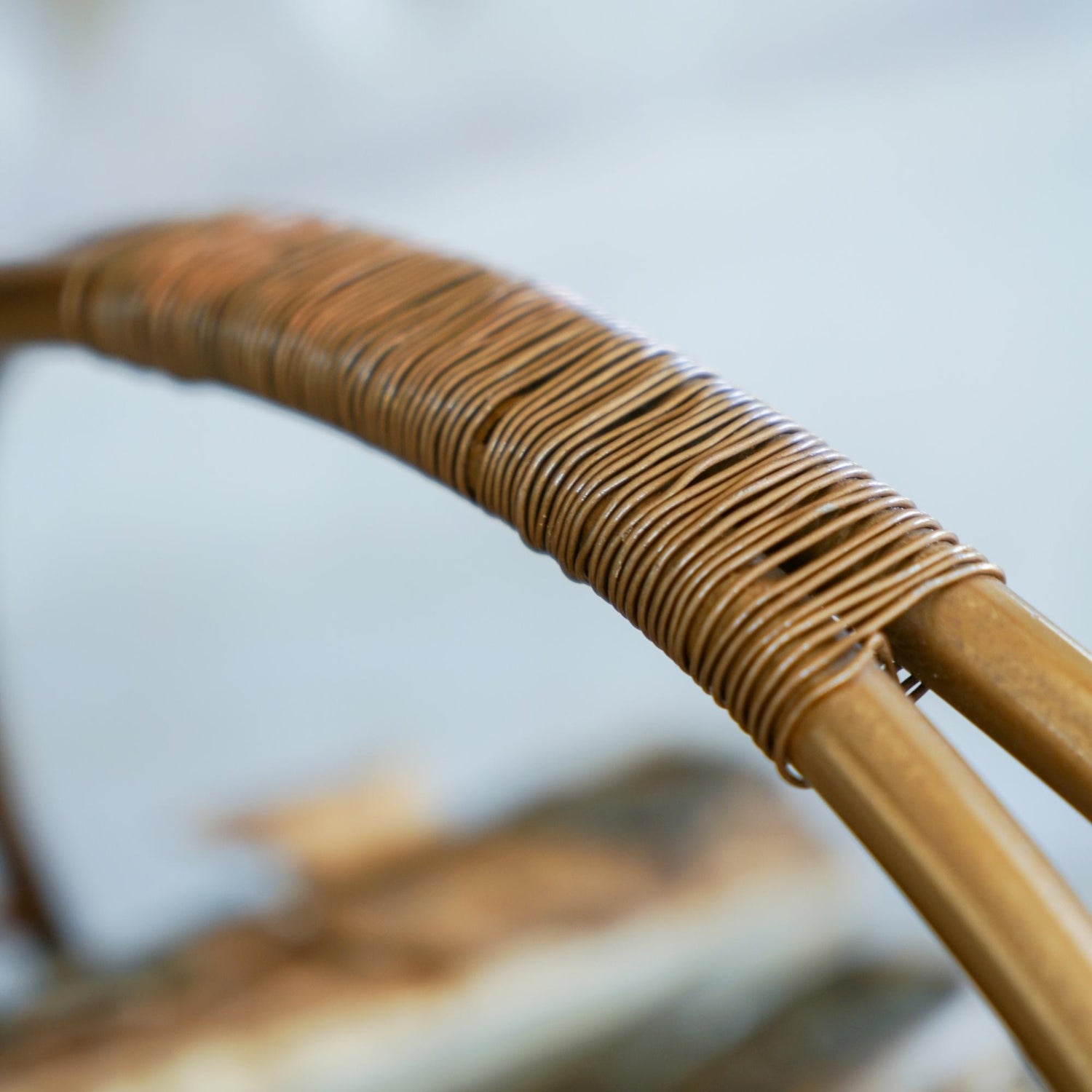 Contemporary Round Copper Log Holder