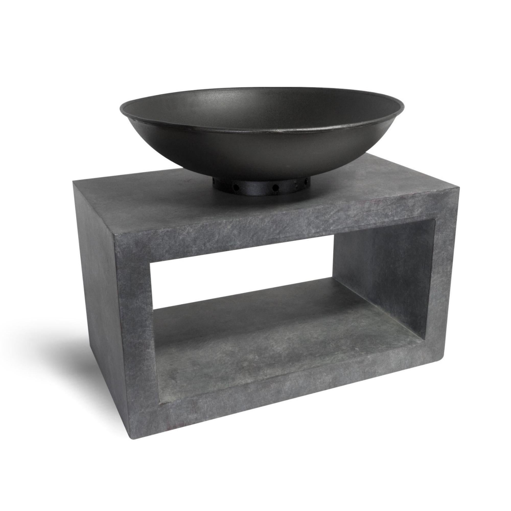 Firebowl & Rectangle Console