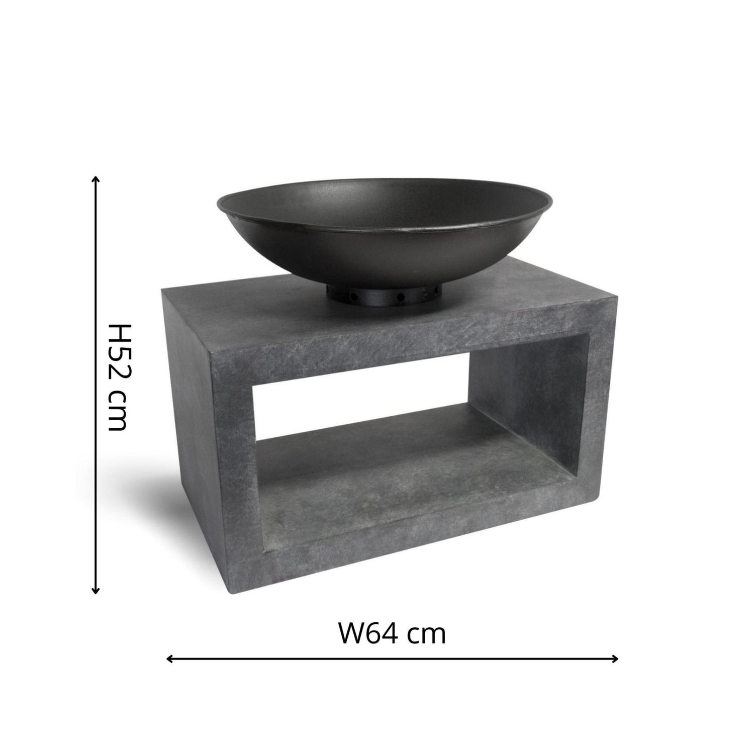 Firebowl & Rectangle Console