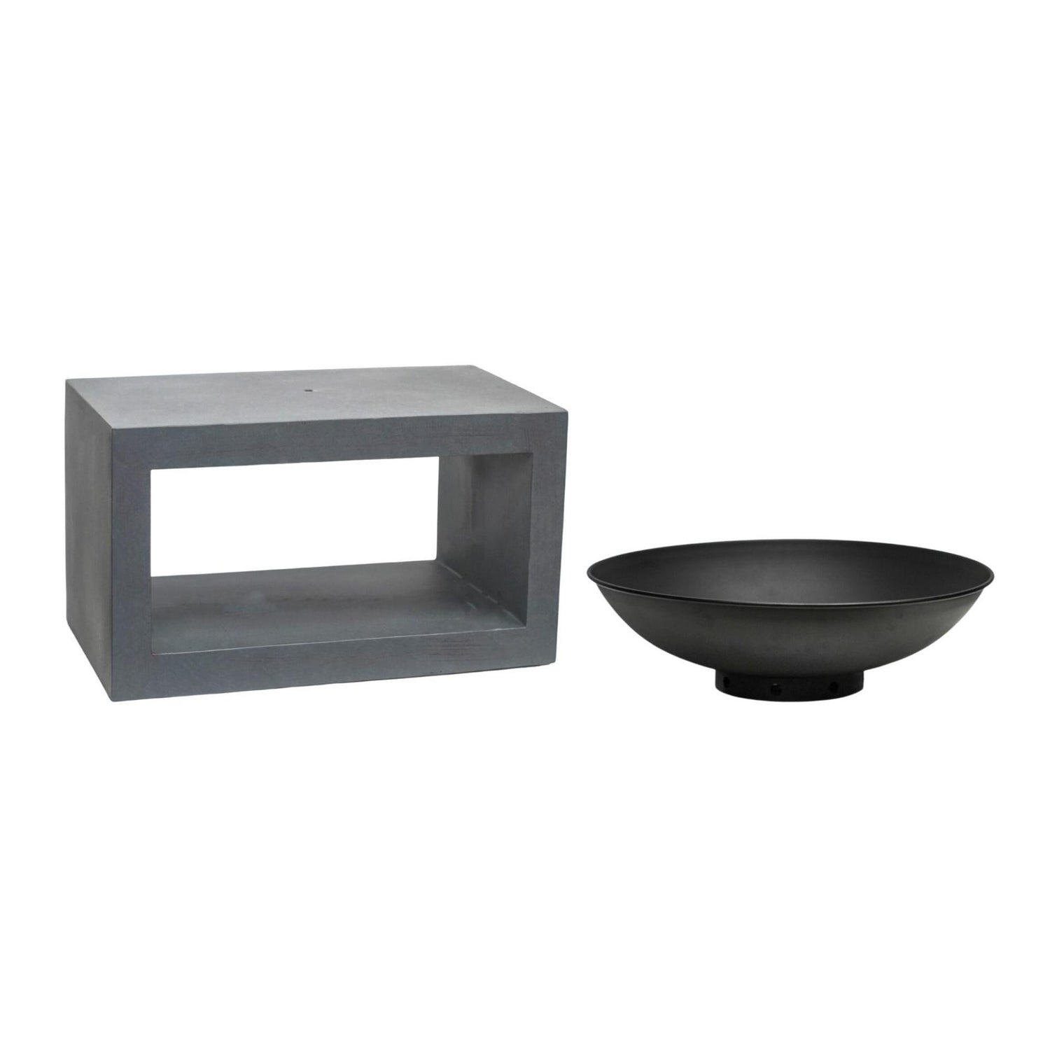 Firebowl & Rectangle Console
