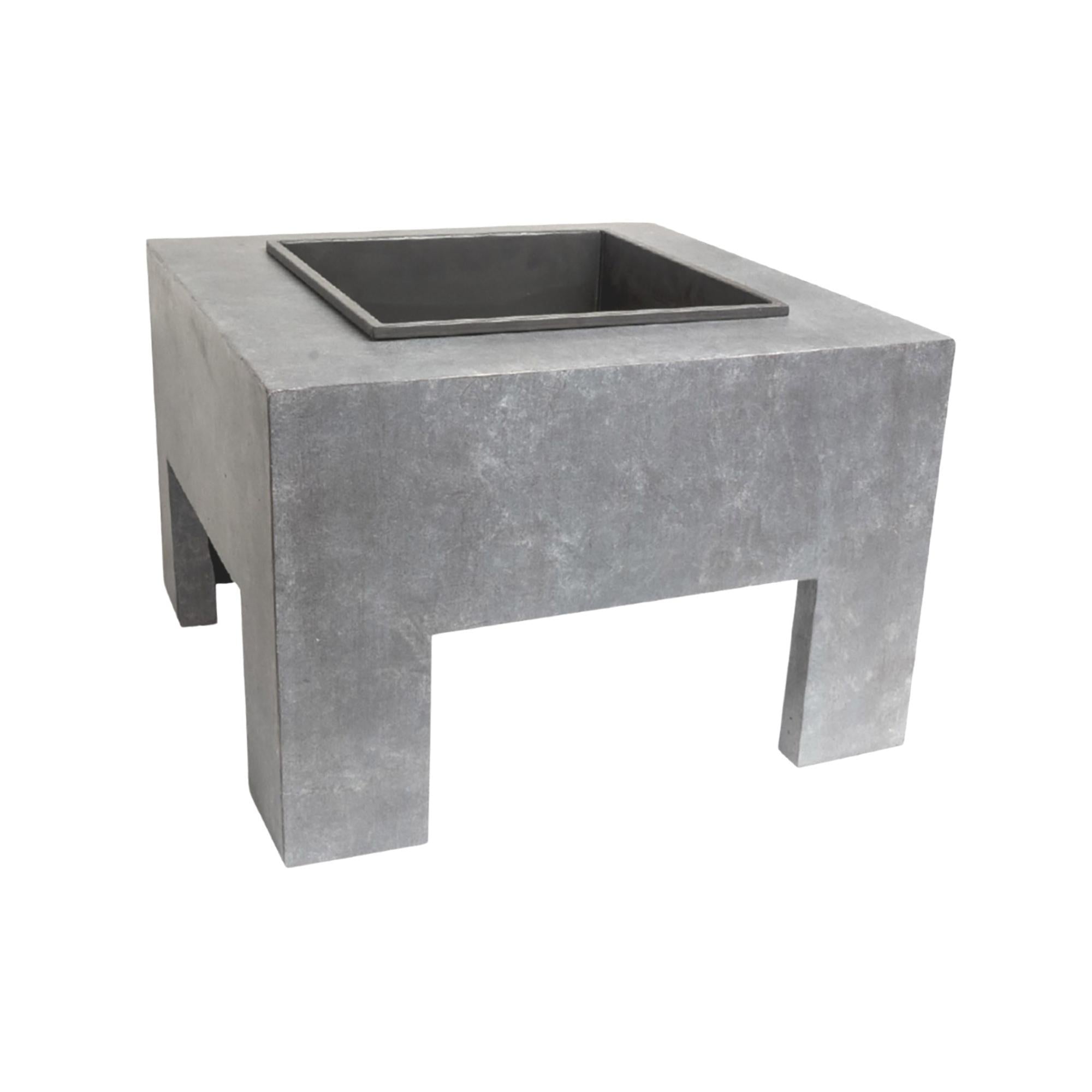 Square Firebowl & Square Console