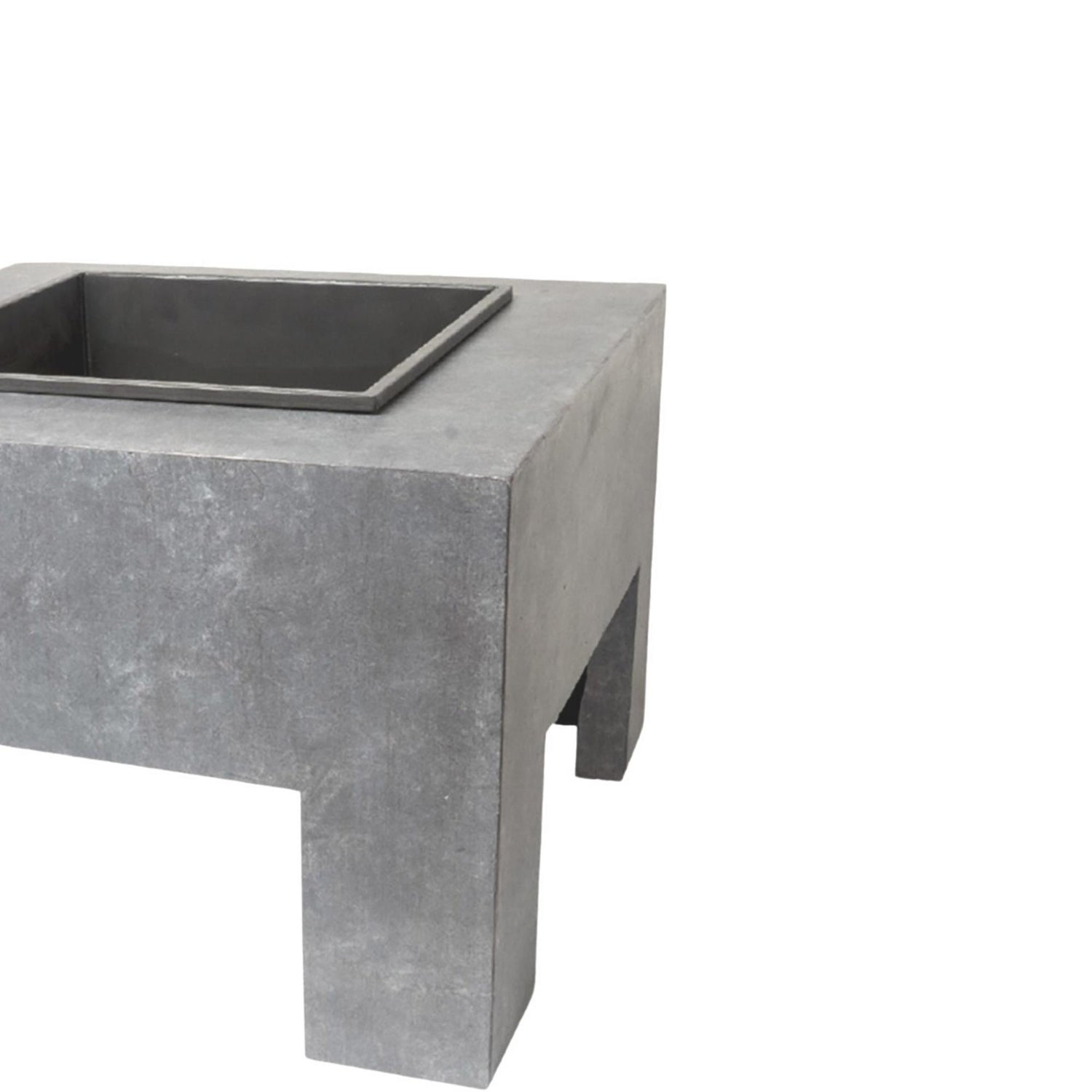 Square Firebowl & Square Console