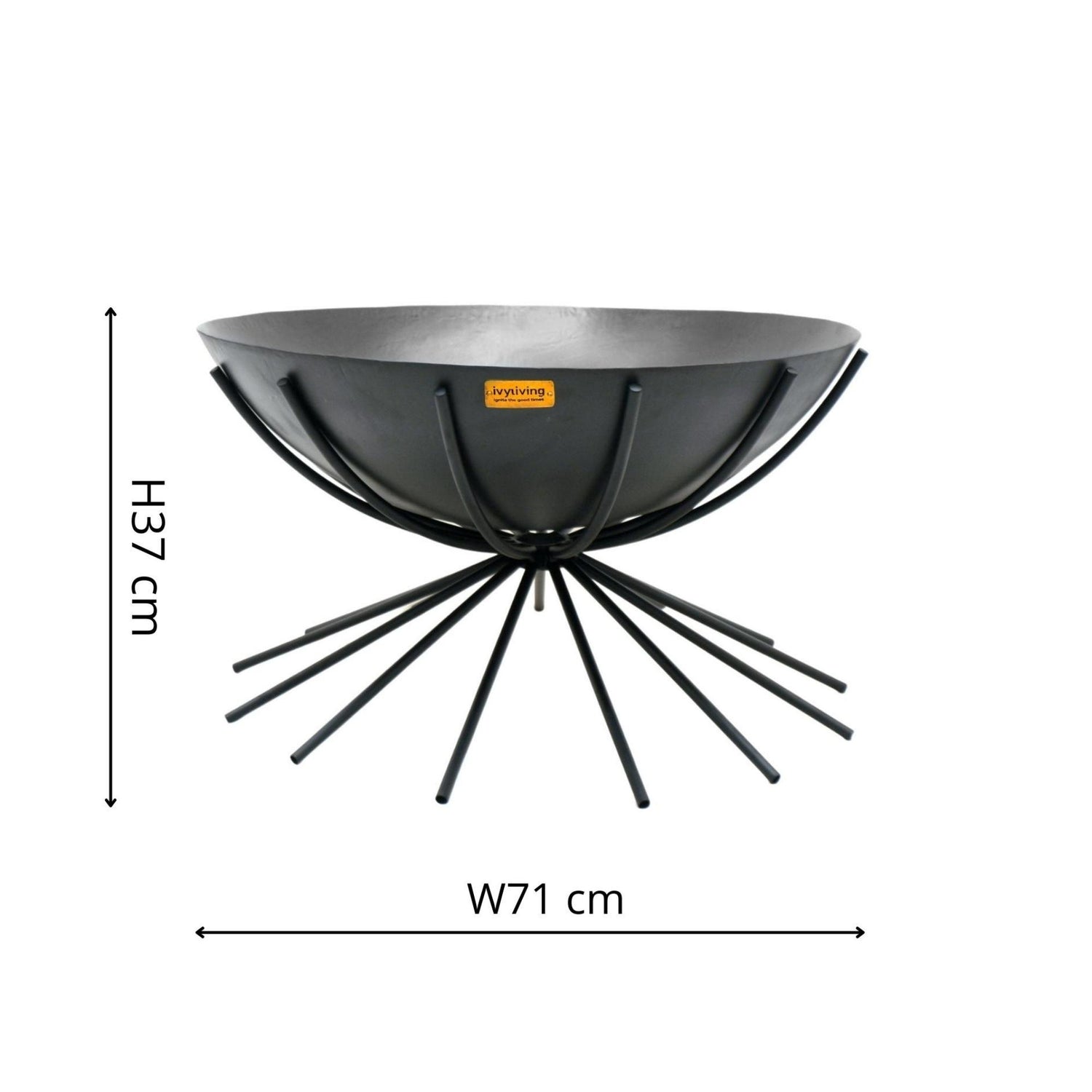 Outdoor Metal Dakota Firebowl