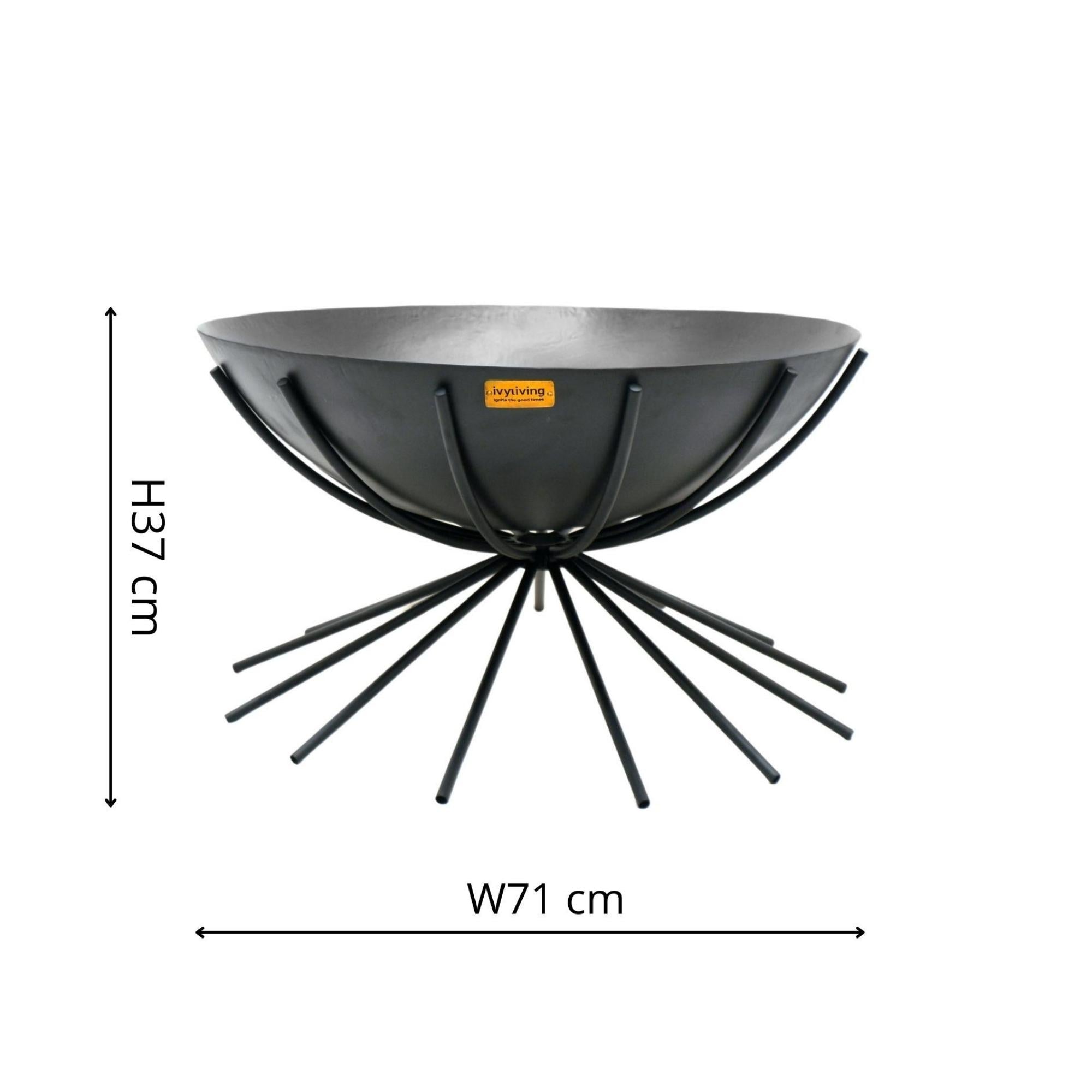 Outdoor Metal Dakota Firebowl