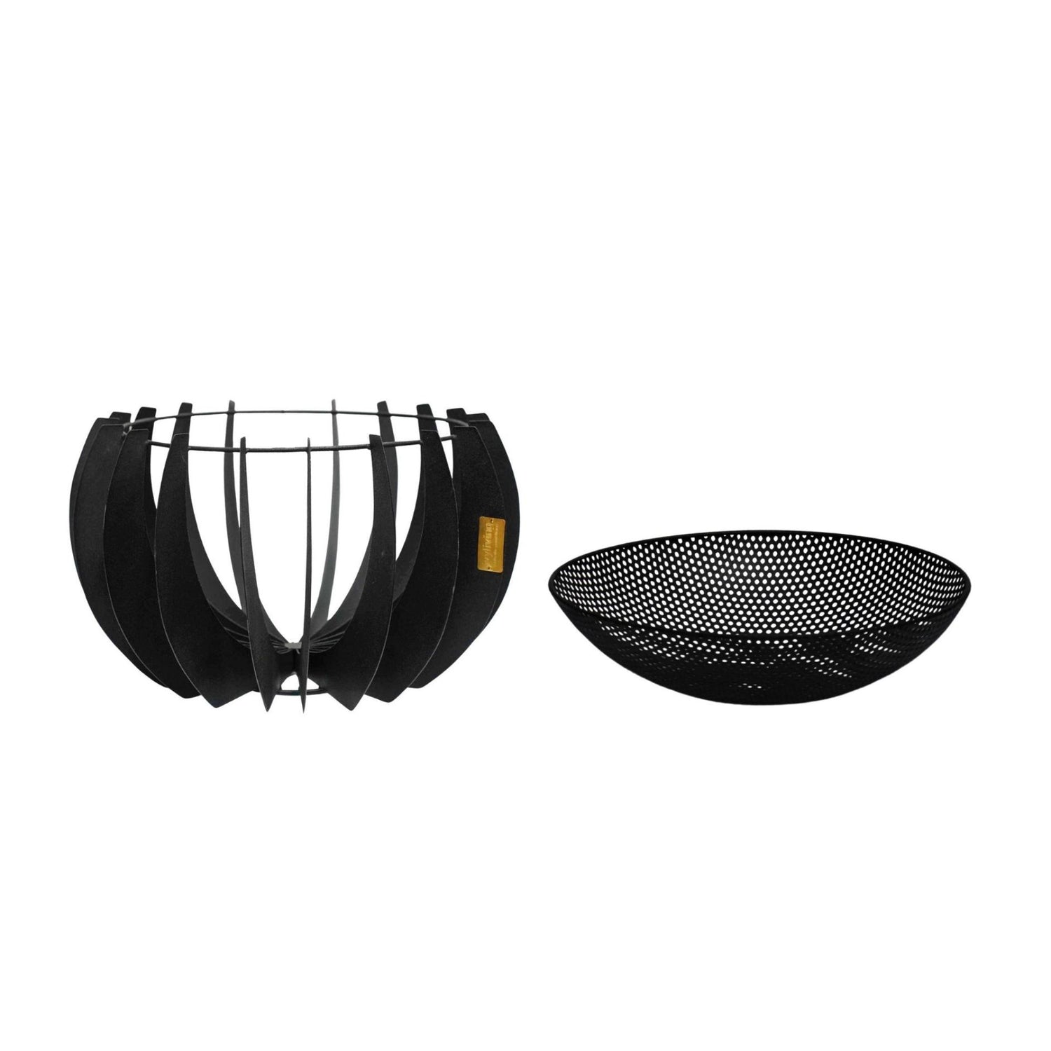 Outdoor Solis Firebowl in Matt Black