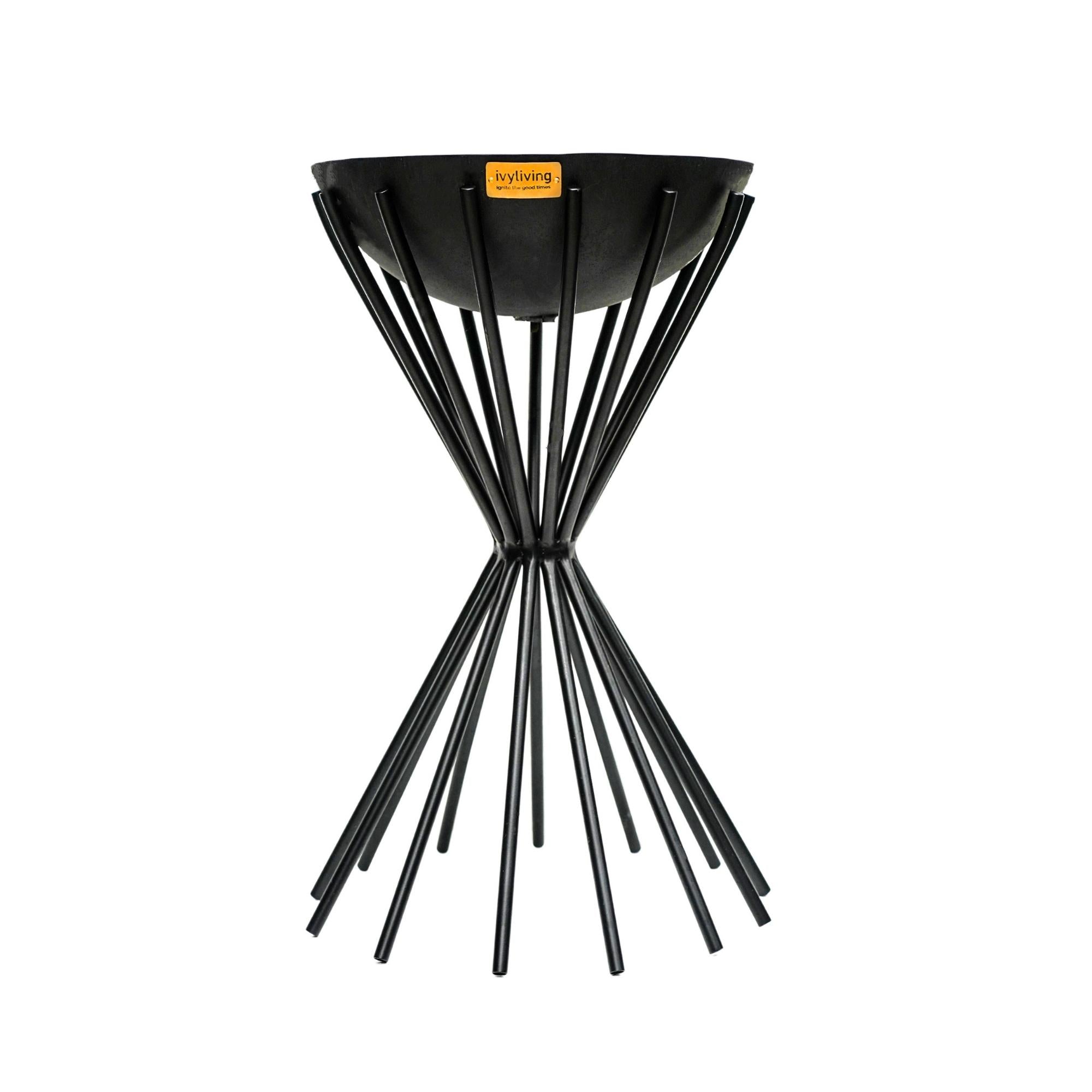 Outdoor Tall Metal Dakota Firebowl