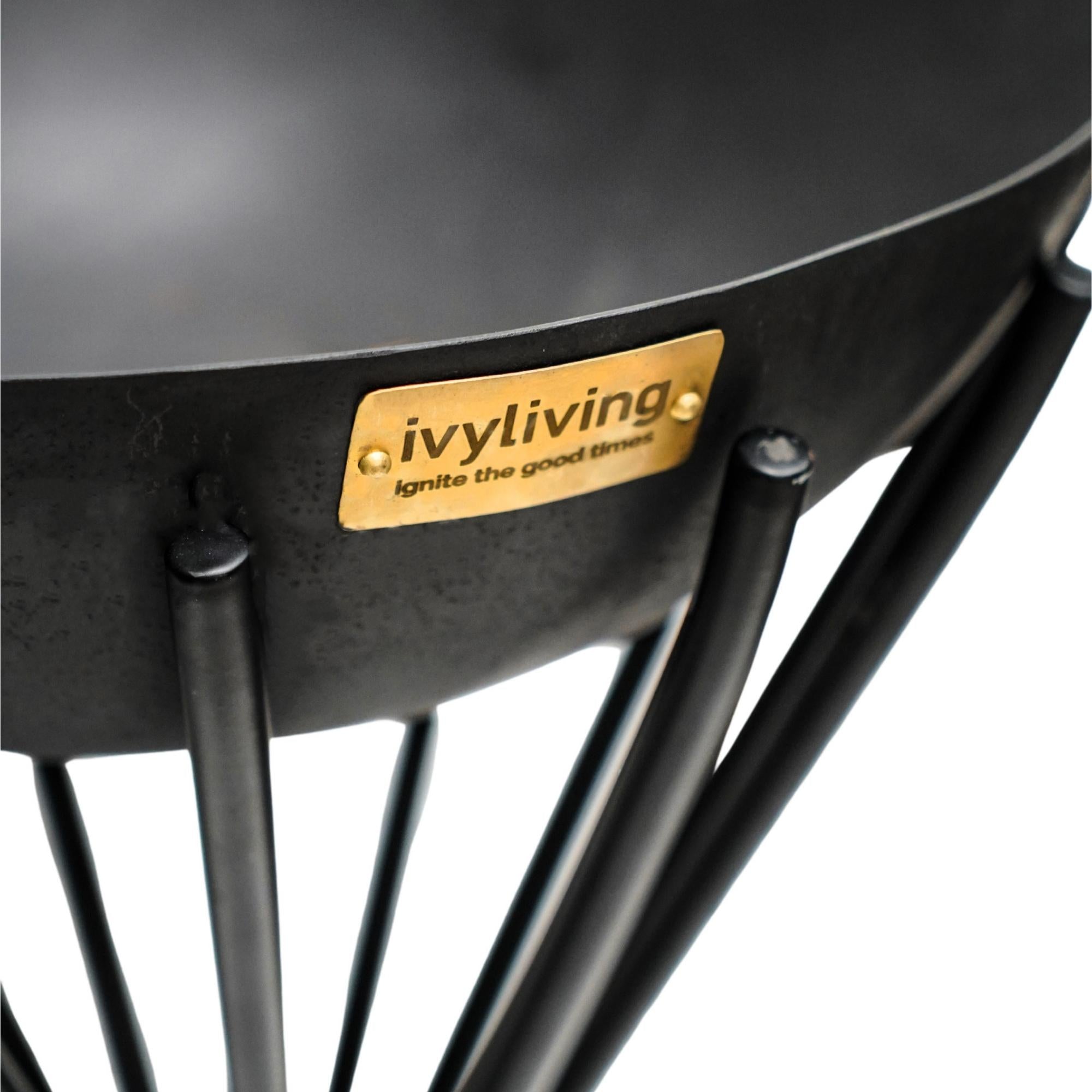 Outdoor Tall Metal Dakota Firebowl