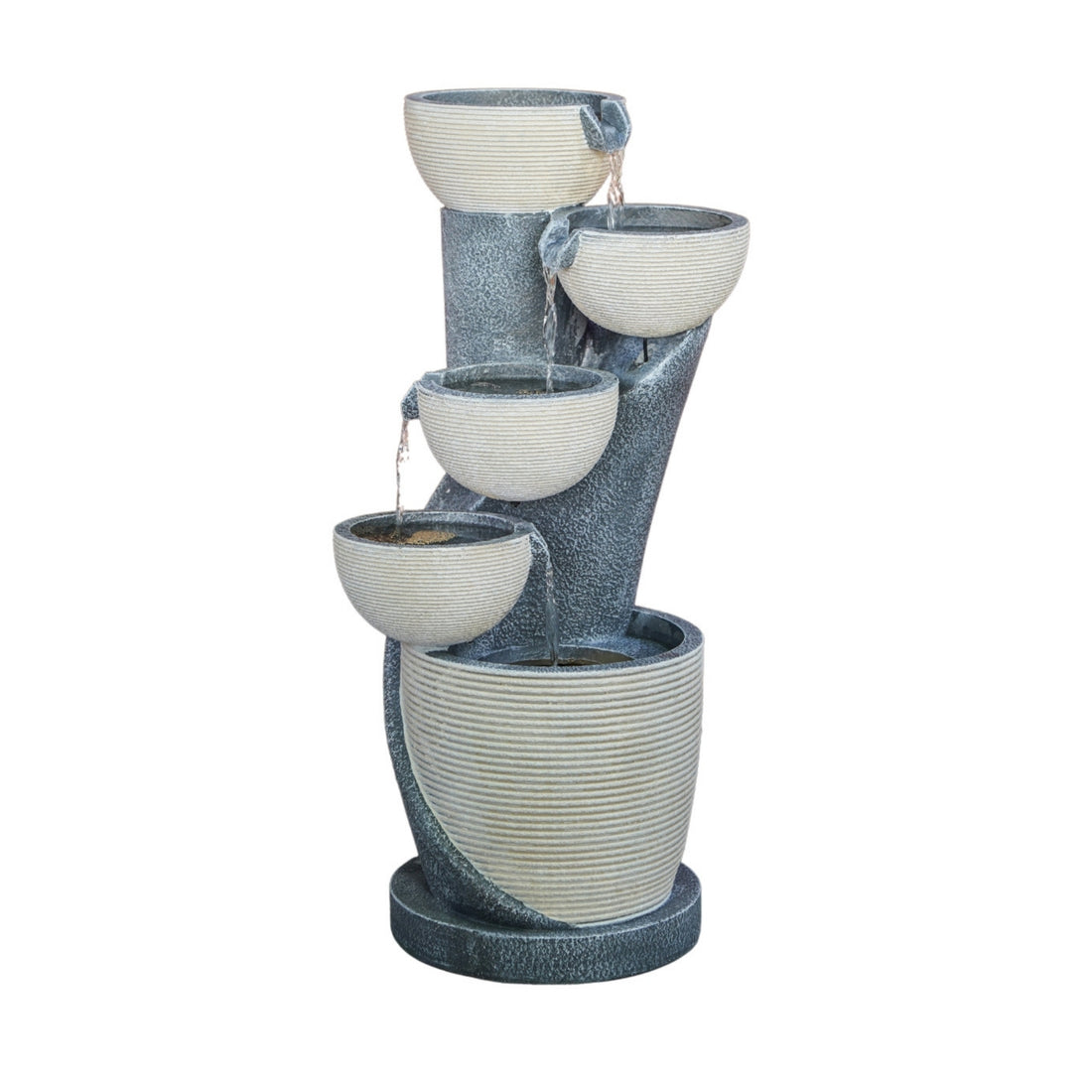Outdoor Cascading Bowl Waterfeature