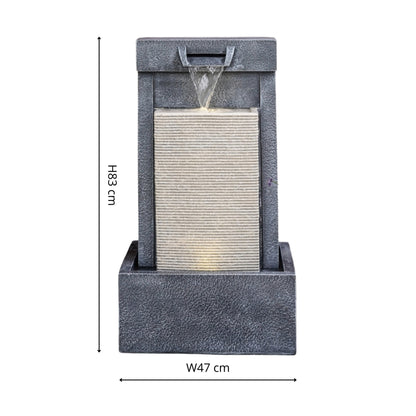 Outdoor Contemporary Cube Waterfeature