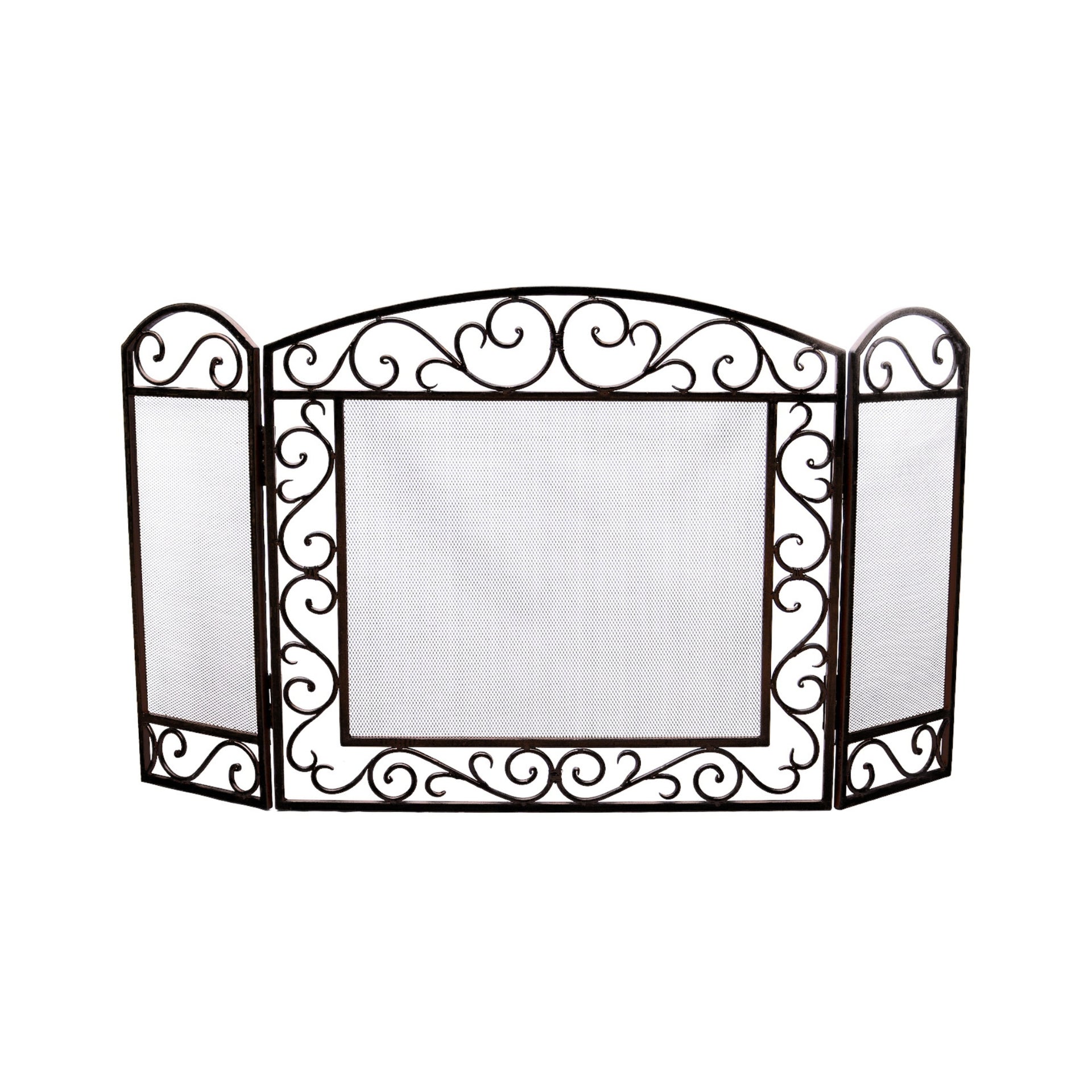 Vintage Style Iron Firescreen