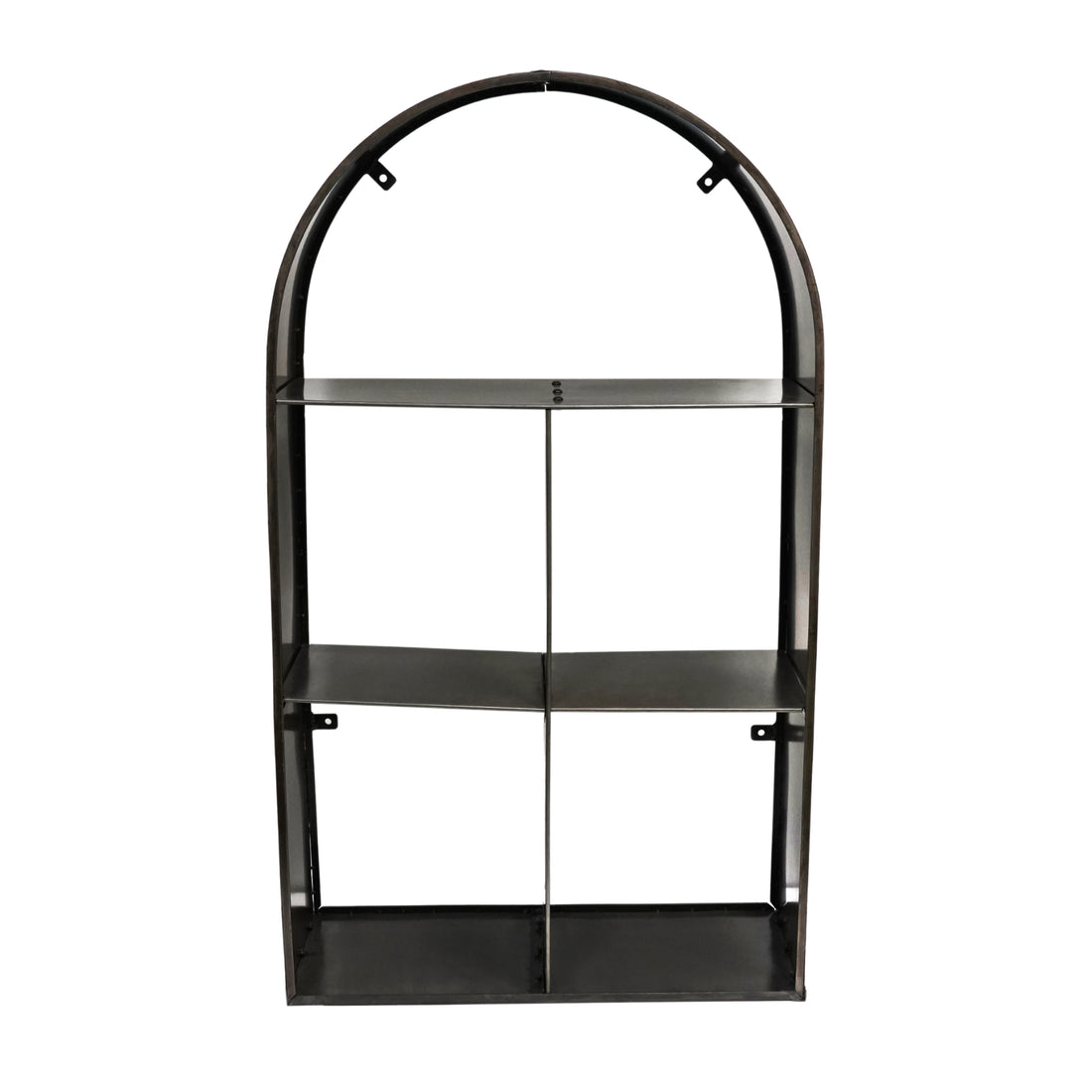 Archway Sculptural Log Storage Natural Black