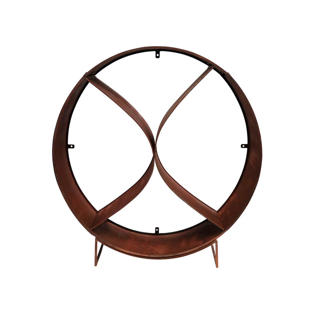 Circle veistoksellinen hirsivarasto Natural Rust