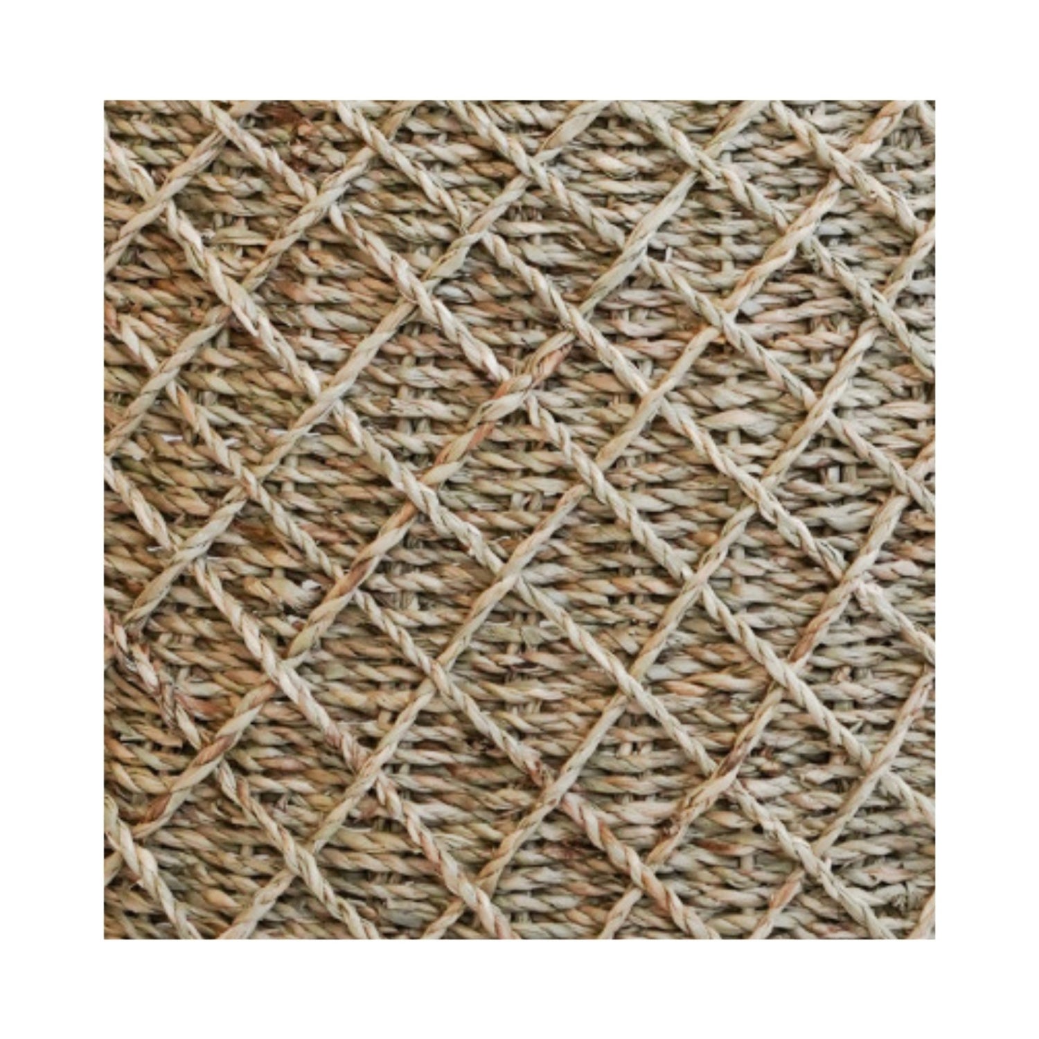 Round Foldable Diamond Wicker Tree Skirt