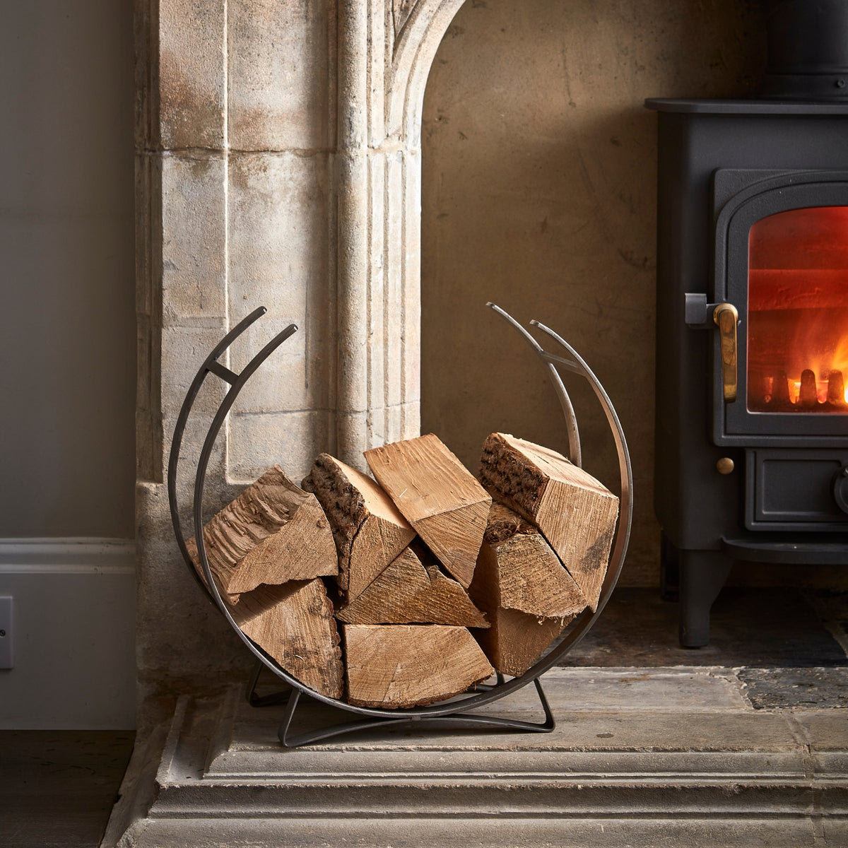 Round Log Holder