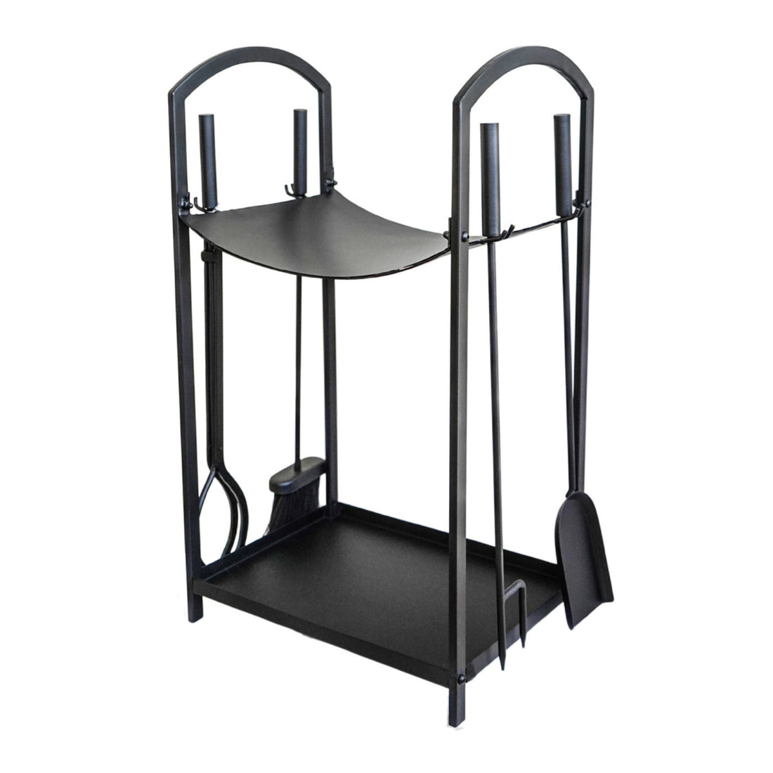 Curved Log Holder with Companion Set