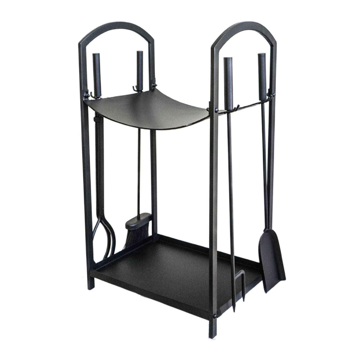 Curved Log Holder with Companion Set