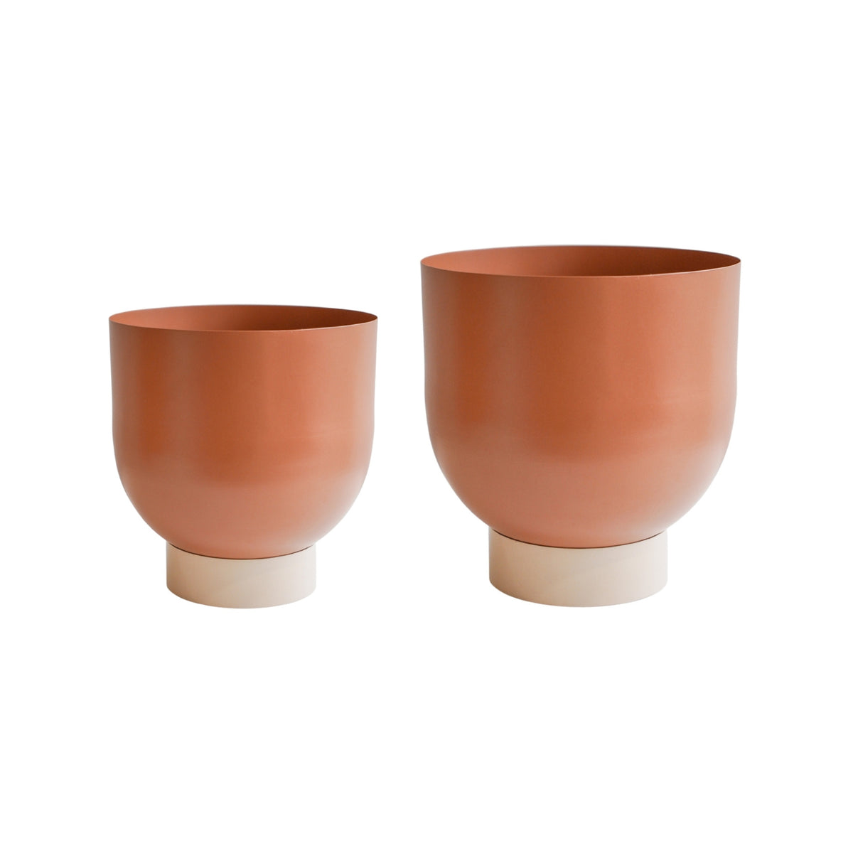 Austin Dual Metal Planters Set 2