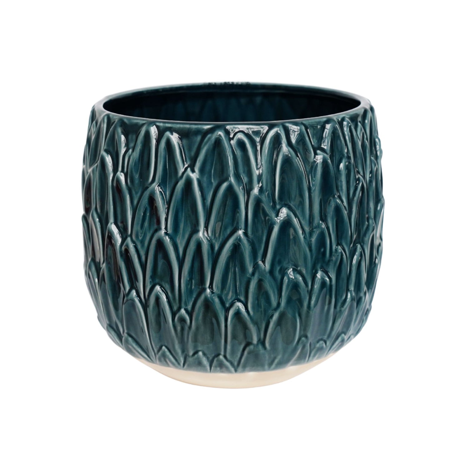 Arles Leaf Embossed Planter