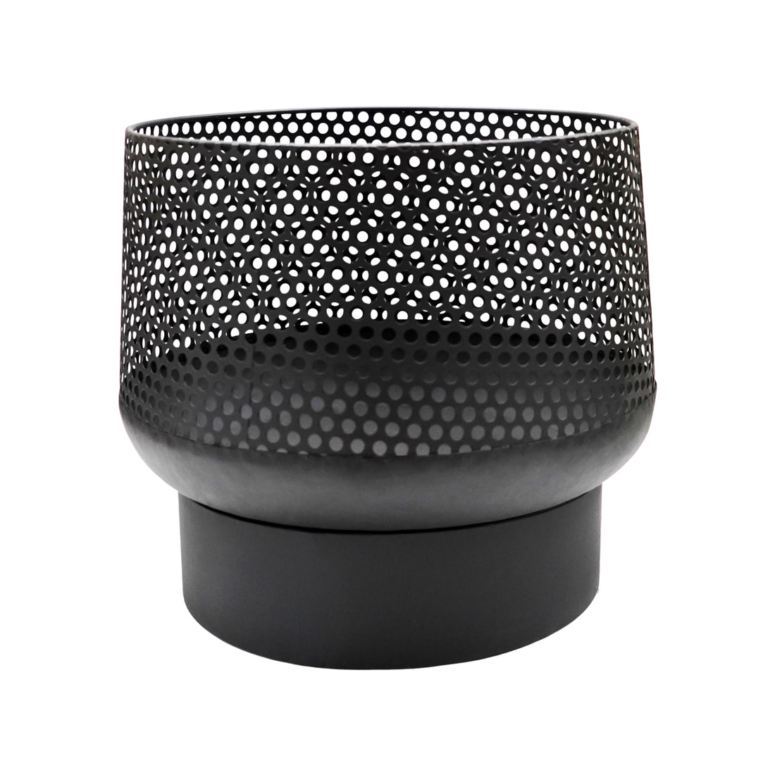 Buttermere Basket Outdoor Fire Pit Black H39cm W40cm