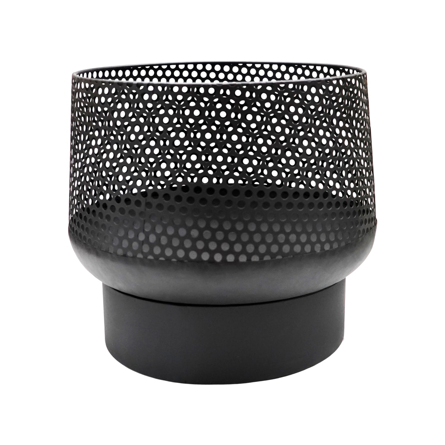 Buttermere Basket Outdoor Fire Pit Black H39cm W40cm