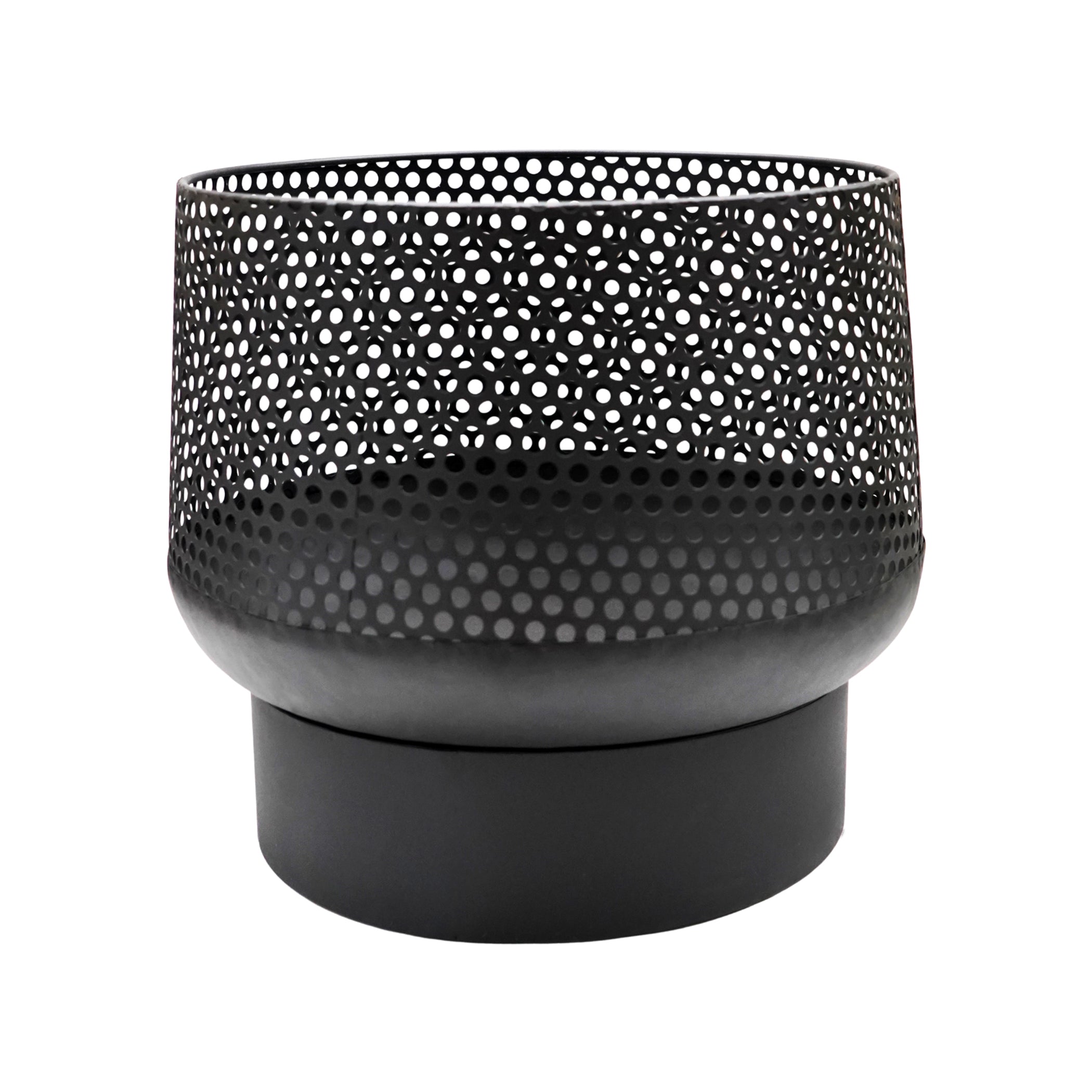 Buttermere Basket Outdoor Fire Pit Black H39cm W40cm