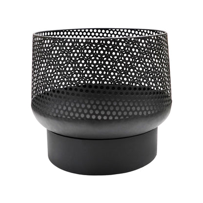 Buttermere Basket Outdoor Fire Pit Black H39cm W40cm