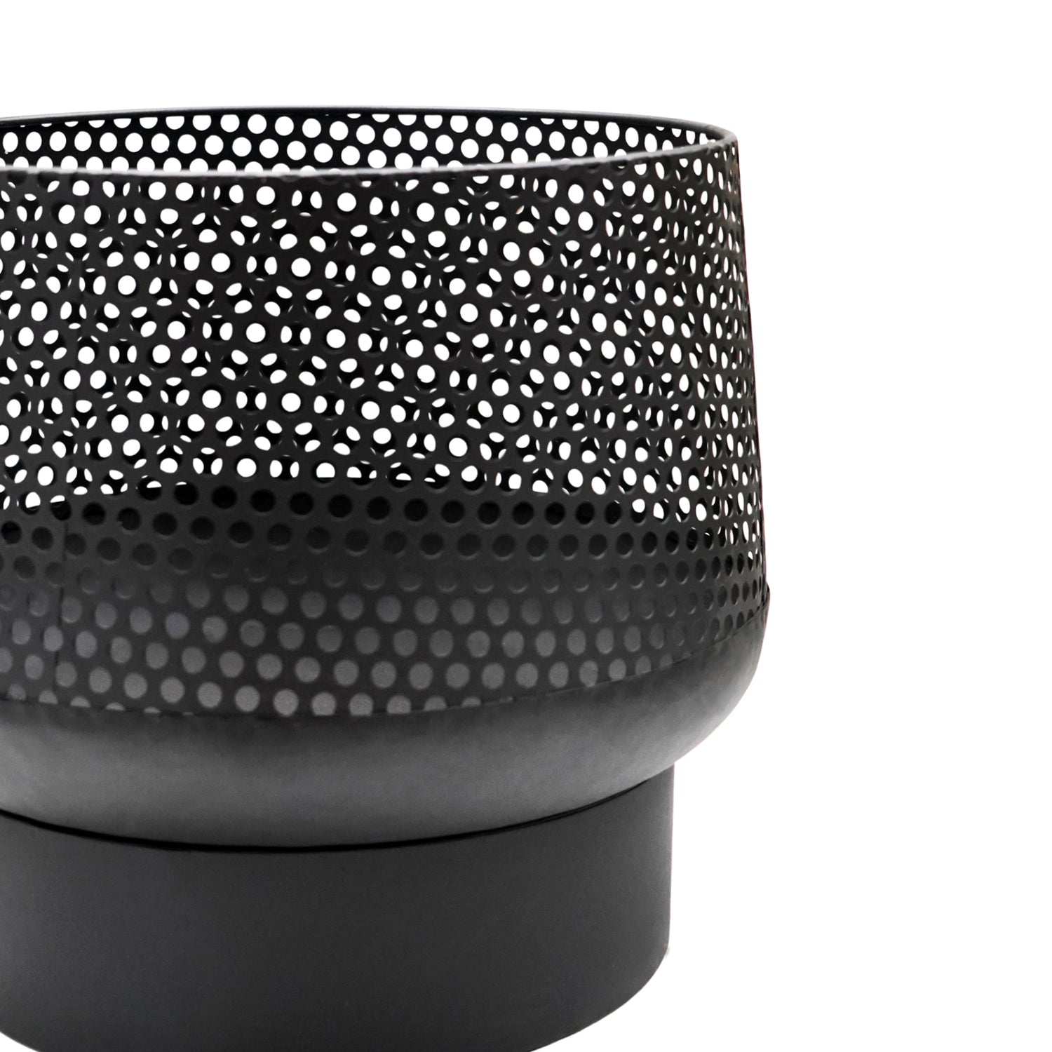 Buttermere Basket Outdoor Fire Pit Black H39cm W40cm