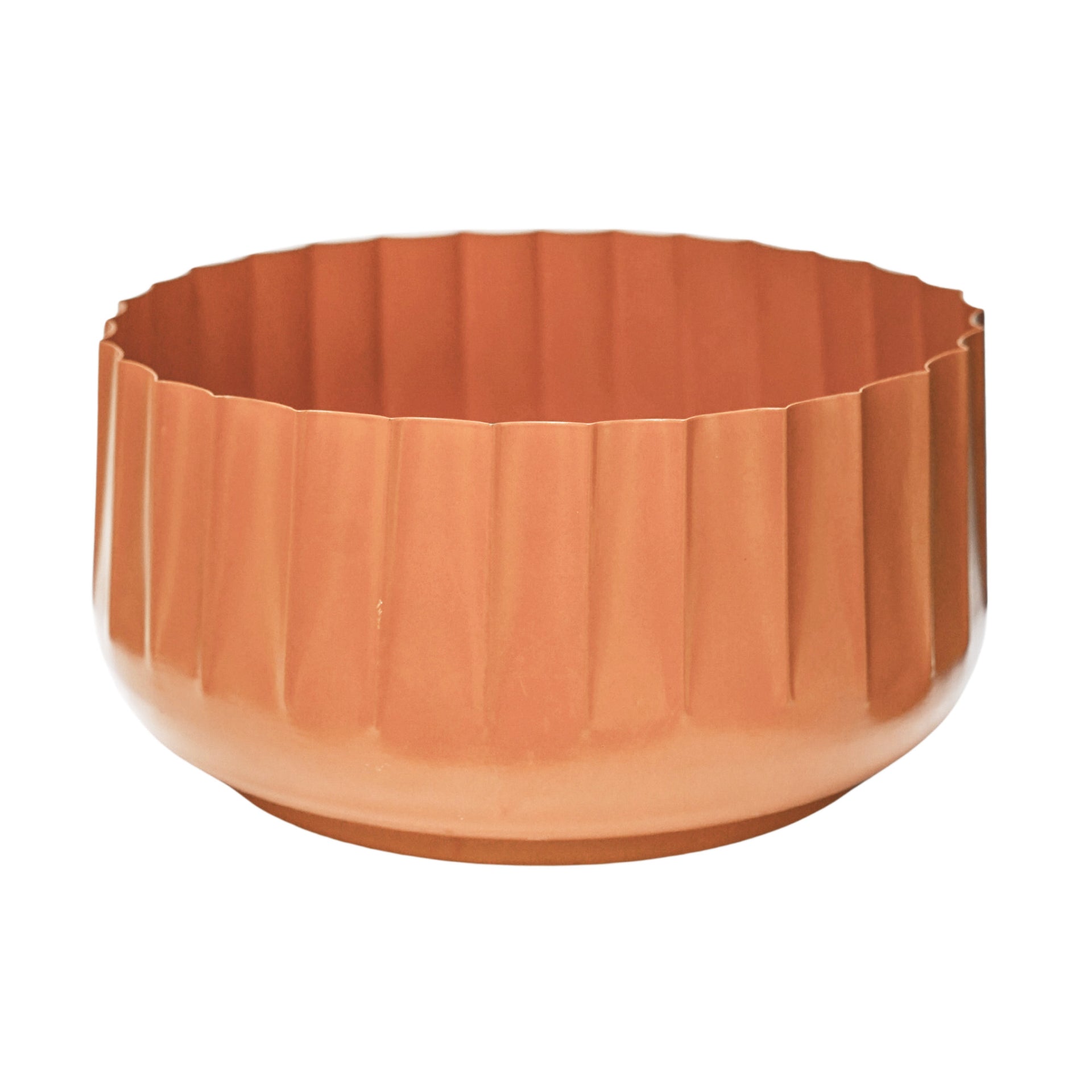 Hudson Corrugated Bowl Planter