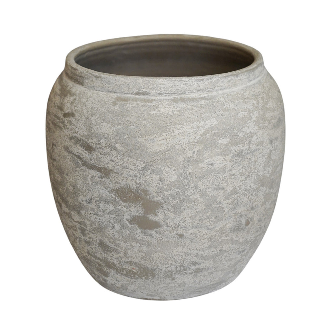 Milos Rustic Round Planter