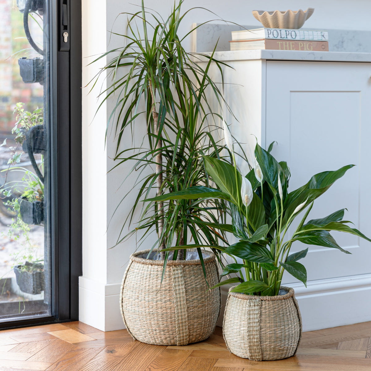 Pando Seagrass Basket Set 2