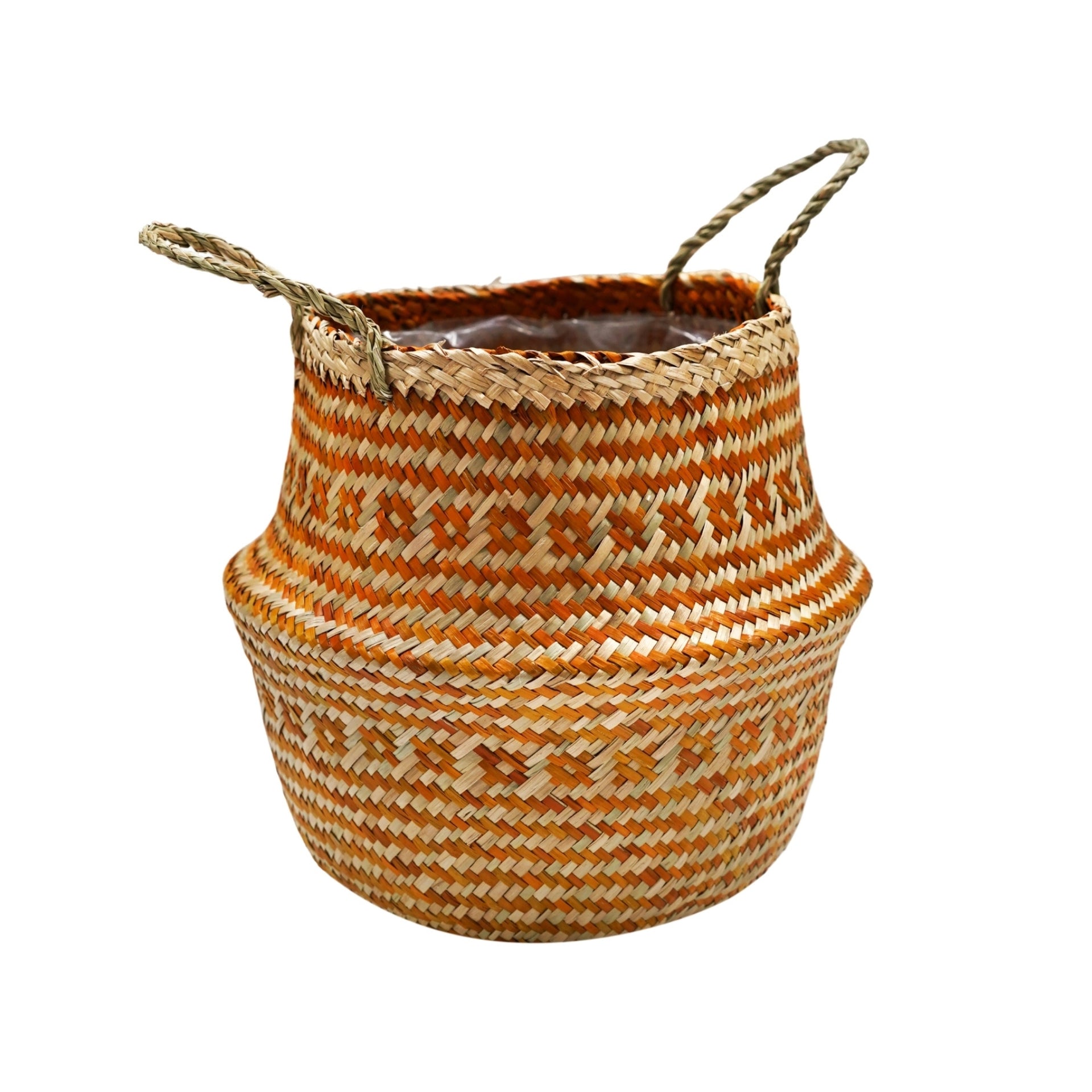 Seagrass Tribal Lined Basket