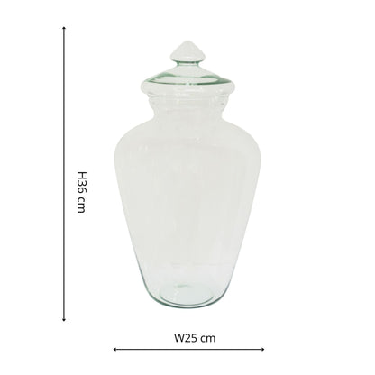 Teardrop Glass Lid Terrarium