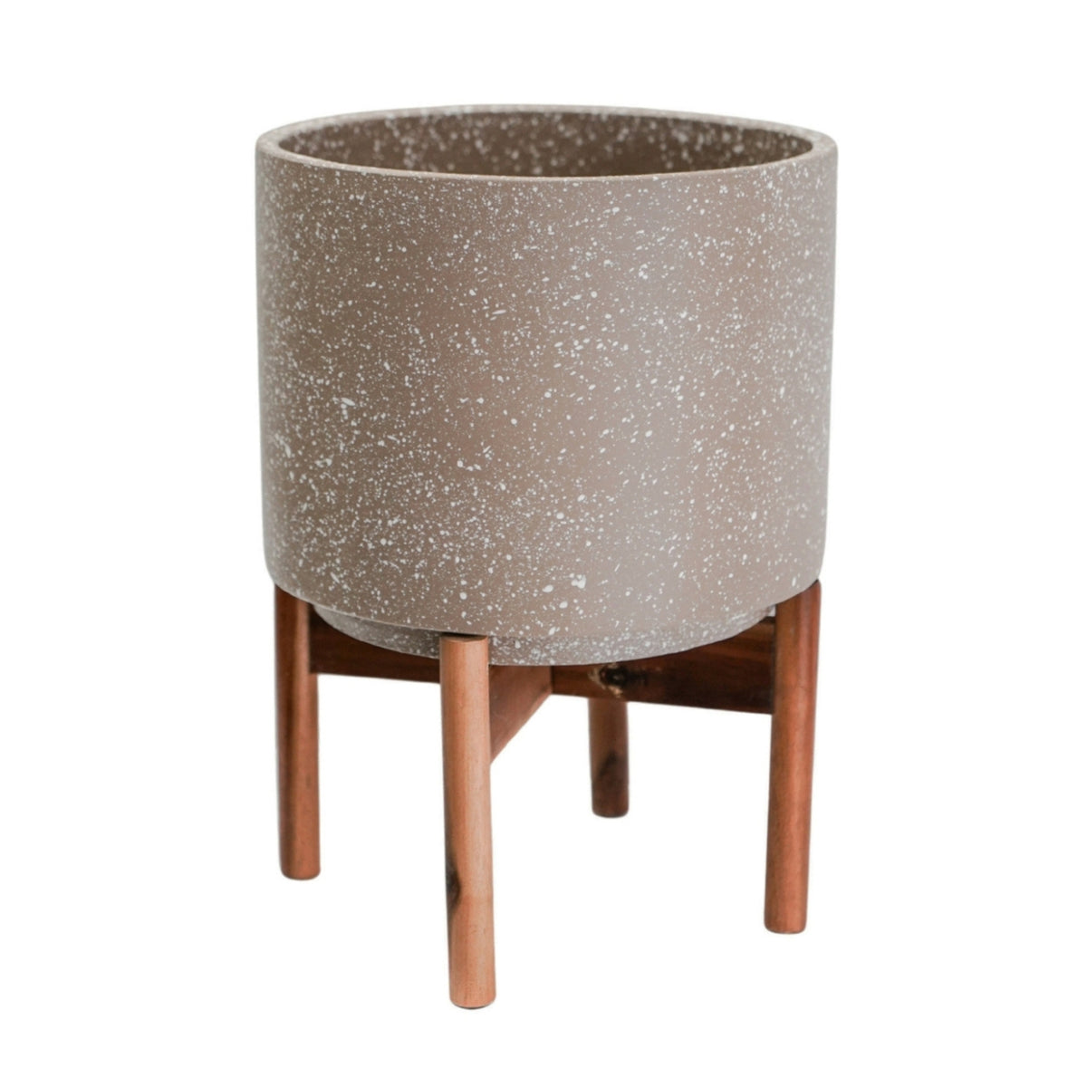 Valetta Speckled Planter Stand