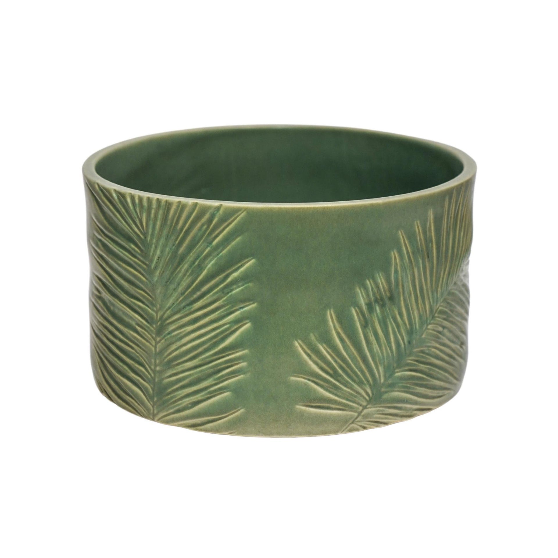 Kew Stoneware Sago Palm Bowl
