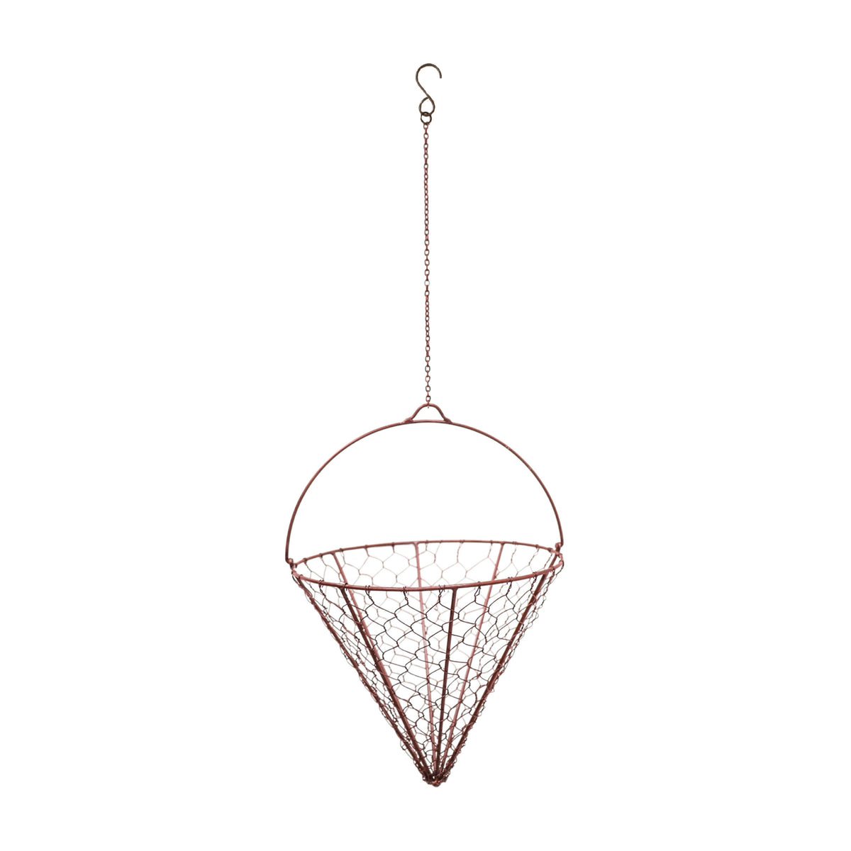 Outdoor Hanging Wired Netted Cone