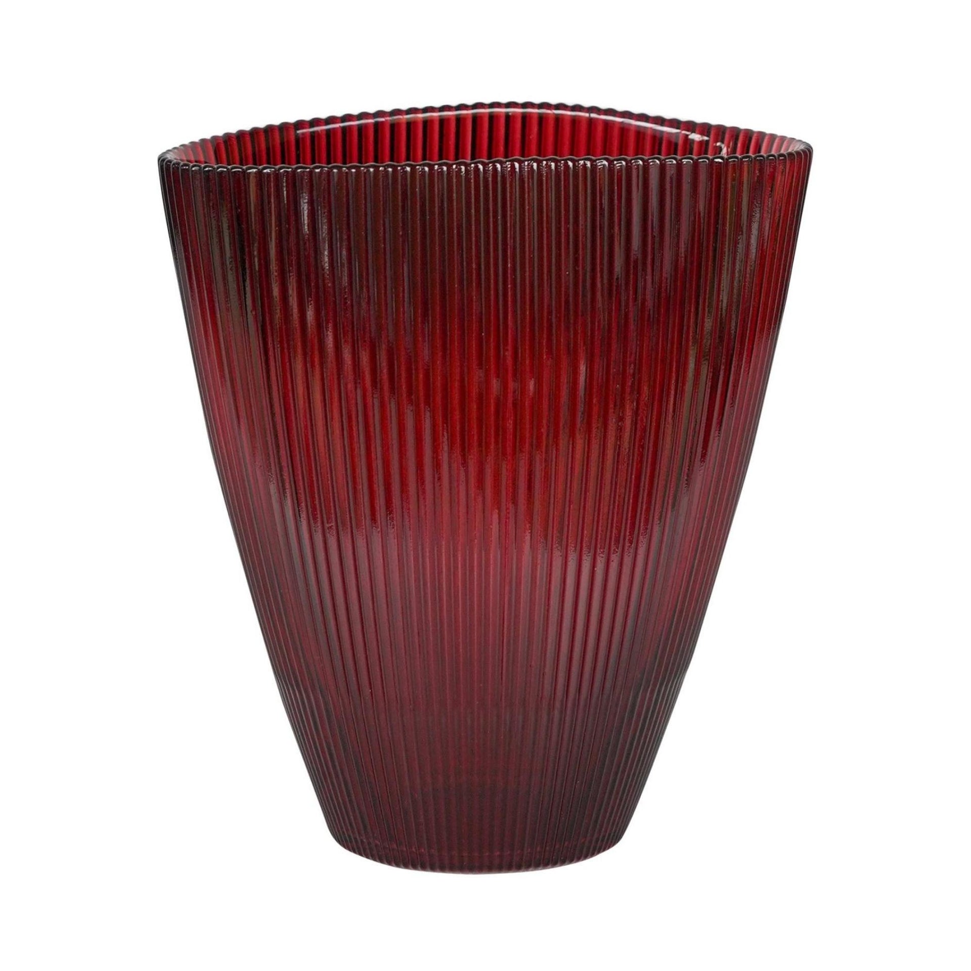 Ribbed Vase