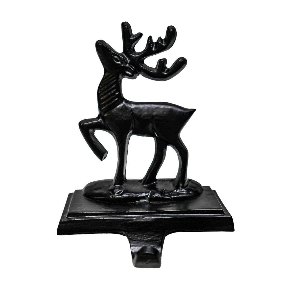Cast Stocking Holder Deer Black